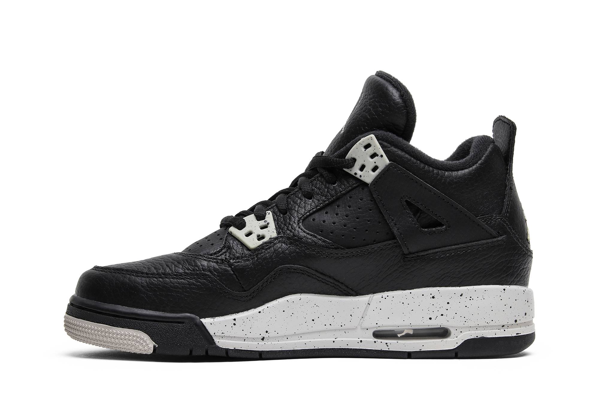 ( Grade School ) Air Jordan 4 Retro LS 2015 Oreo 408452-003 - Image 3
