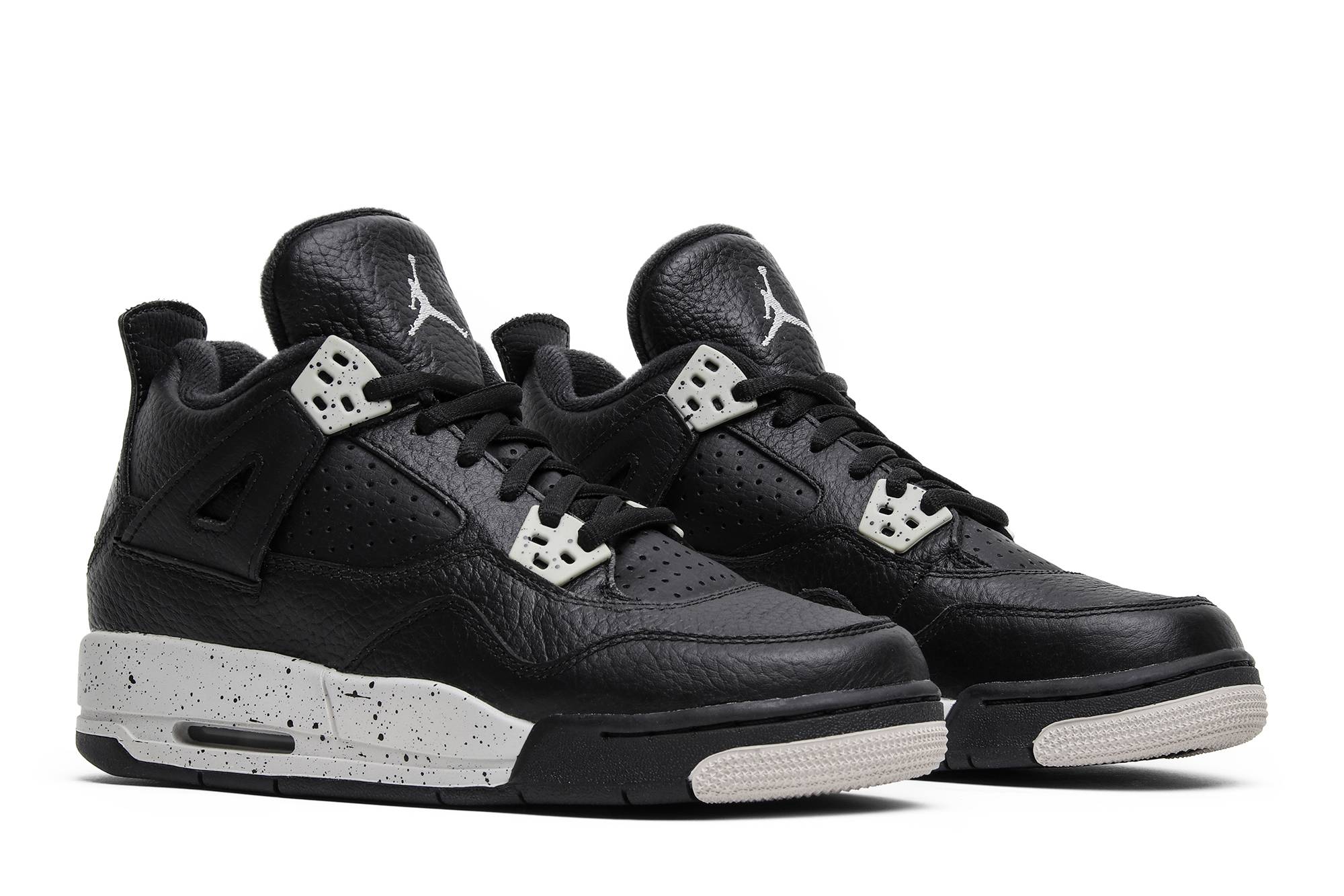 ( Grade School ) Air Jordan 4 Retro LS 2015 Oreo 408452-003 - Image 8