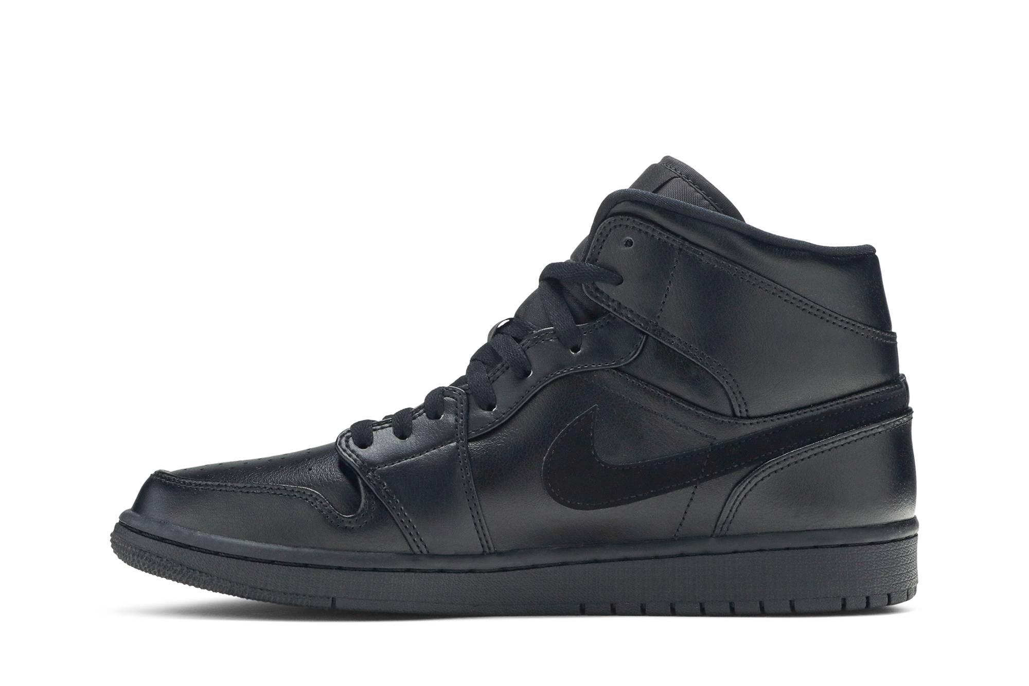 Air Jordan 1 Mid ‘Triple Black’ 554724-090 - Image 3