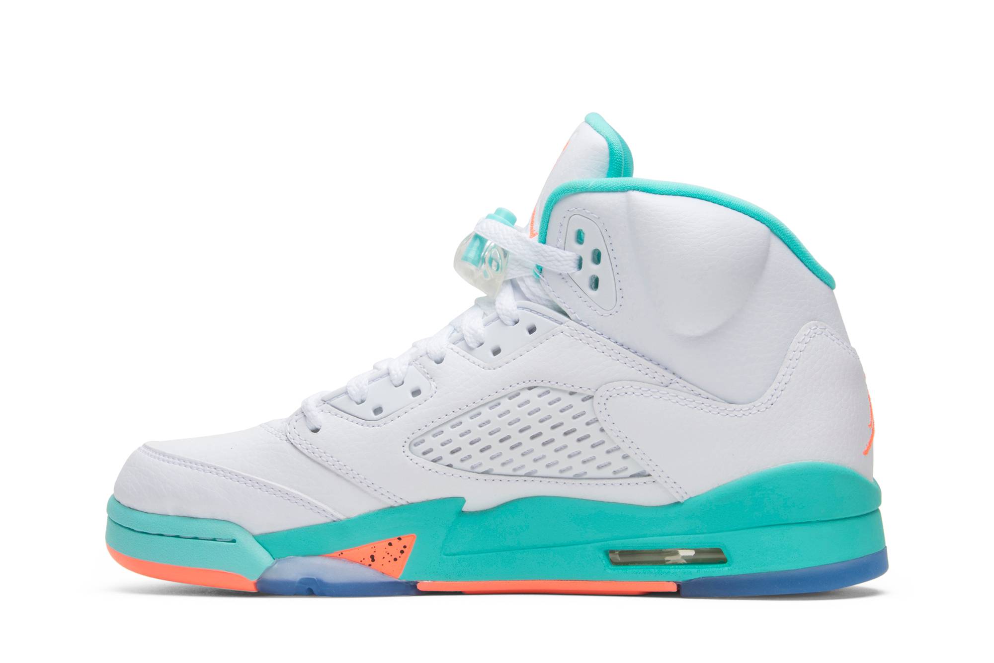 ( Grade School ) Air Jordan 5 Retro ‘Light Aqua’ 440892-100 - Image 3