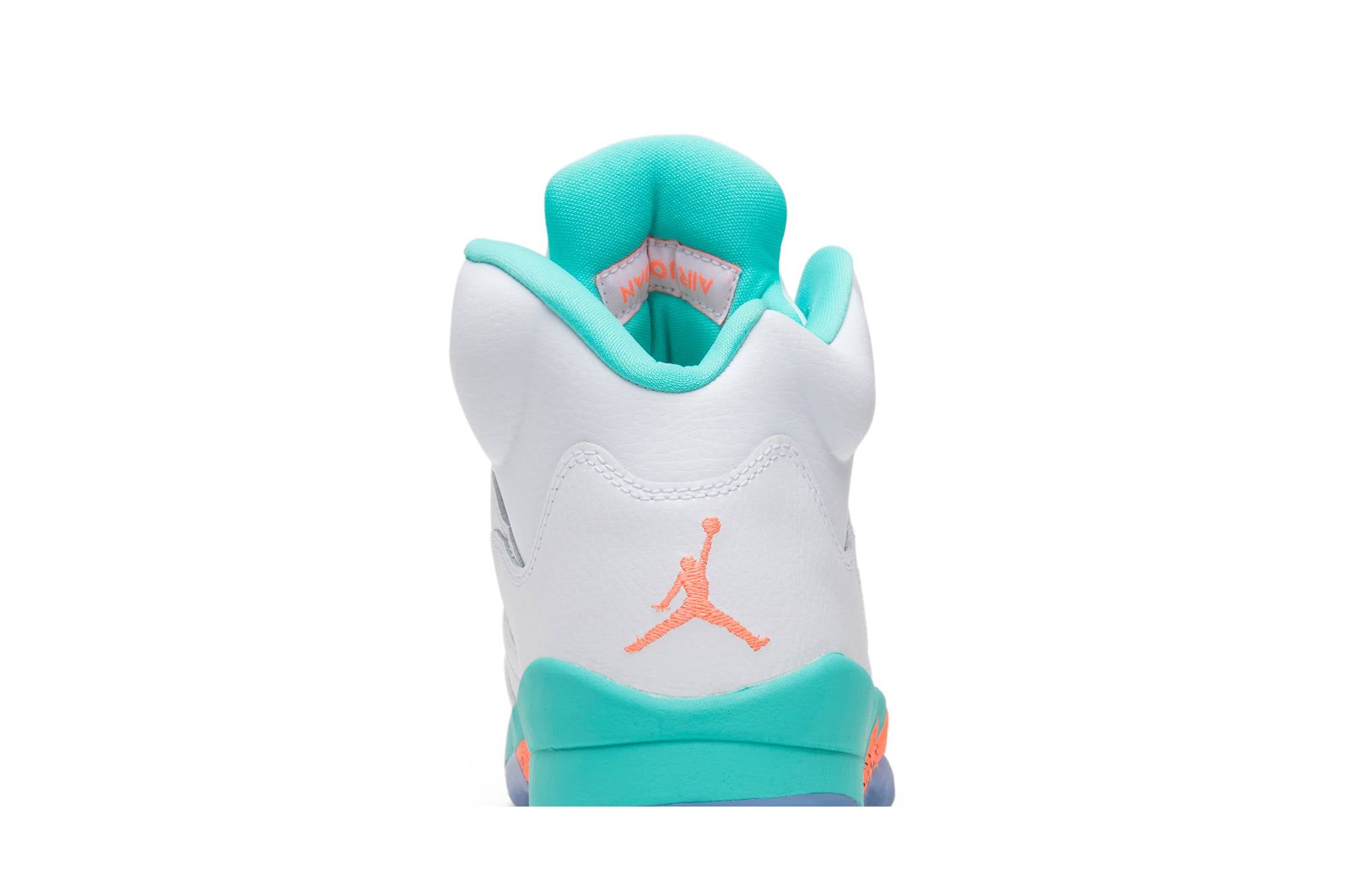 ( Grade School ) Air Jordan 5 Retro ‘Light Aqua’ 440892-100 - Image 7