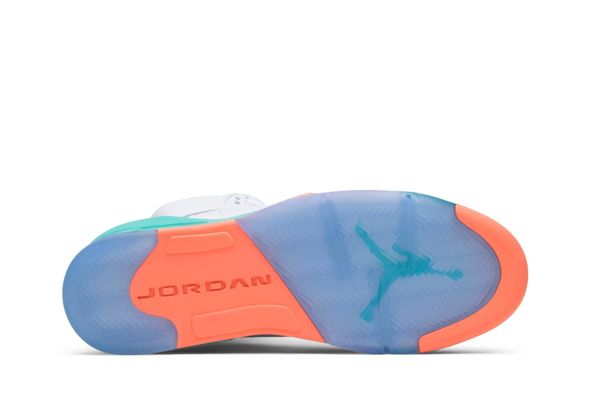 ( Grade School ) Air Jordan 5 Retro ‘Light Aqua’ 440892-100 - Image 4