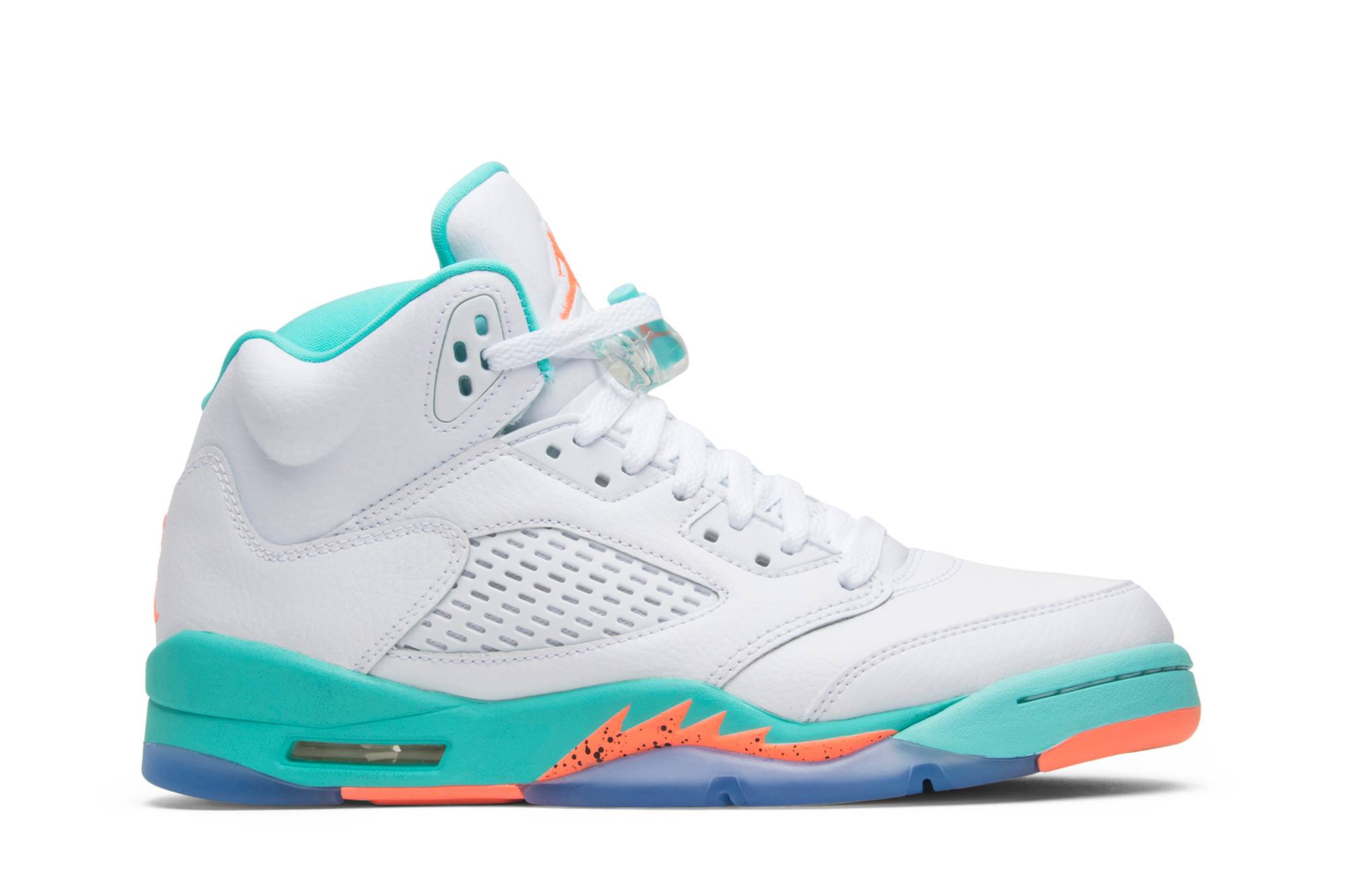 ( Grade School ) Air Jordan 5 Retro ‘Light Aqua’ 440892-100