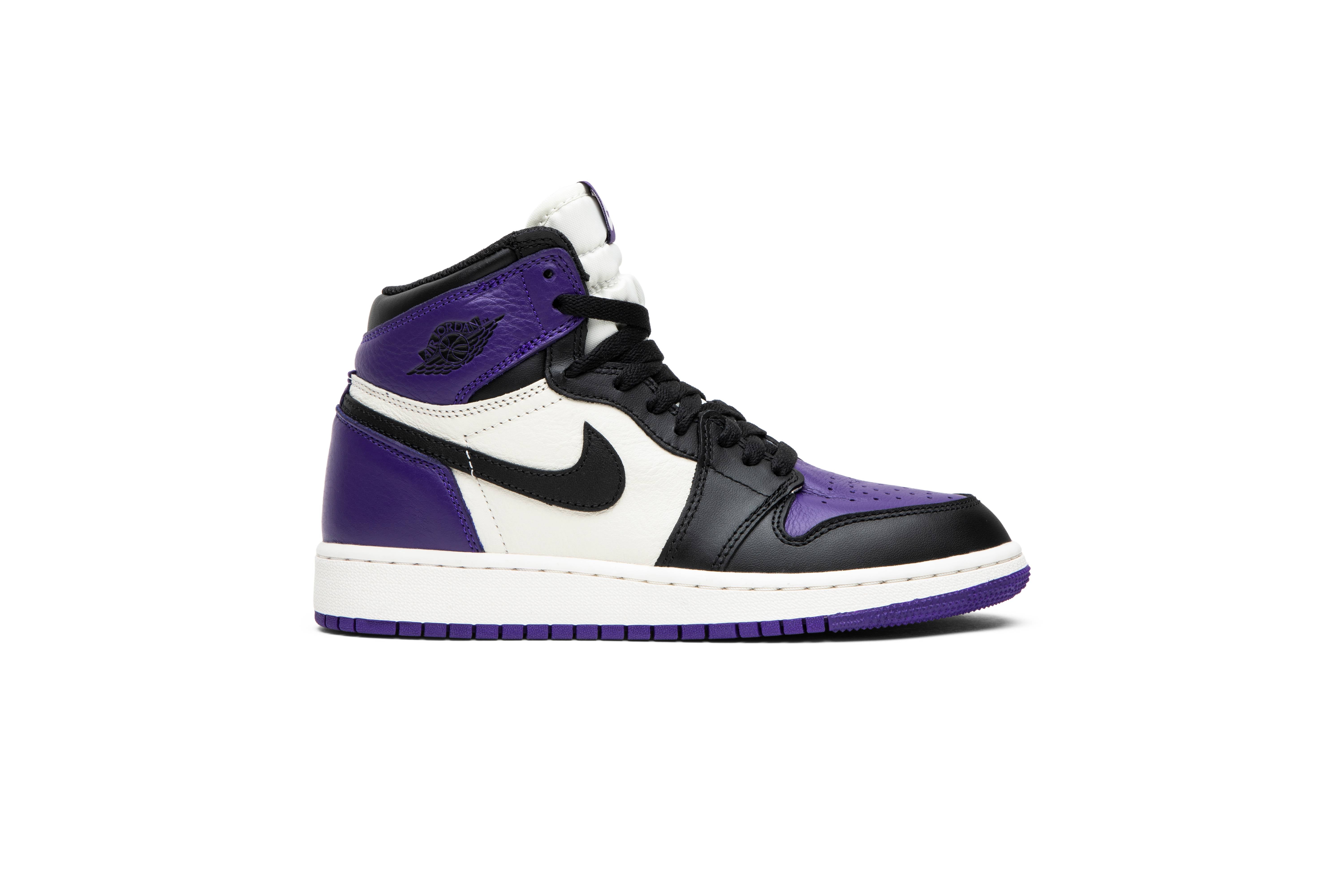 ( Grade School ) Air Jordan 1 Retro High OG ‘Court Purple’ 575441-501