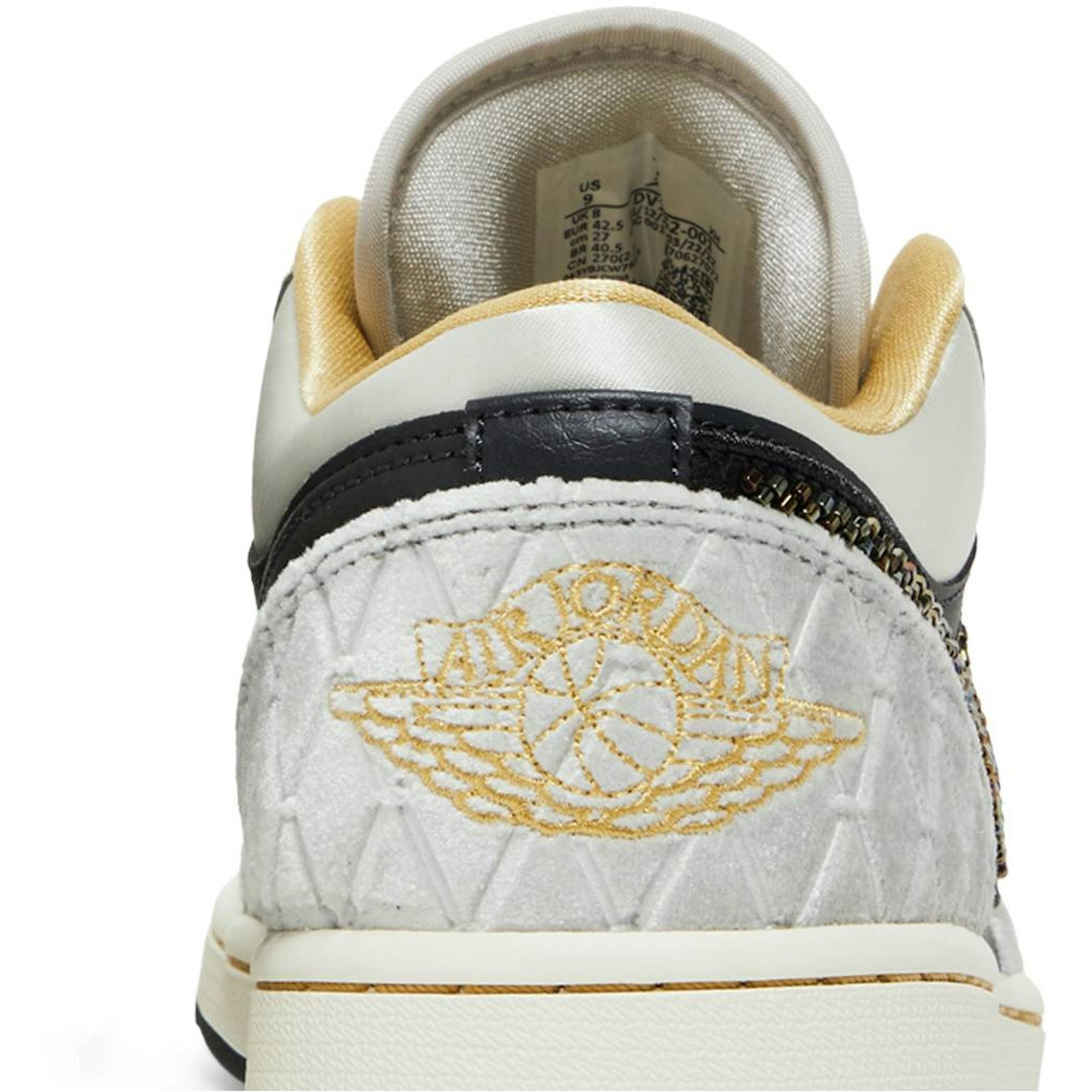 Air Jordan 1 Low ‘Beaded Swoosh’ DV1762-001 - Image 7