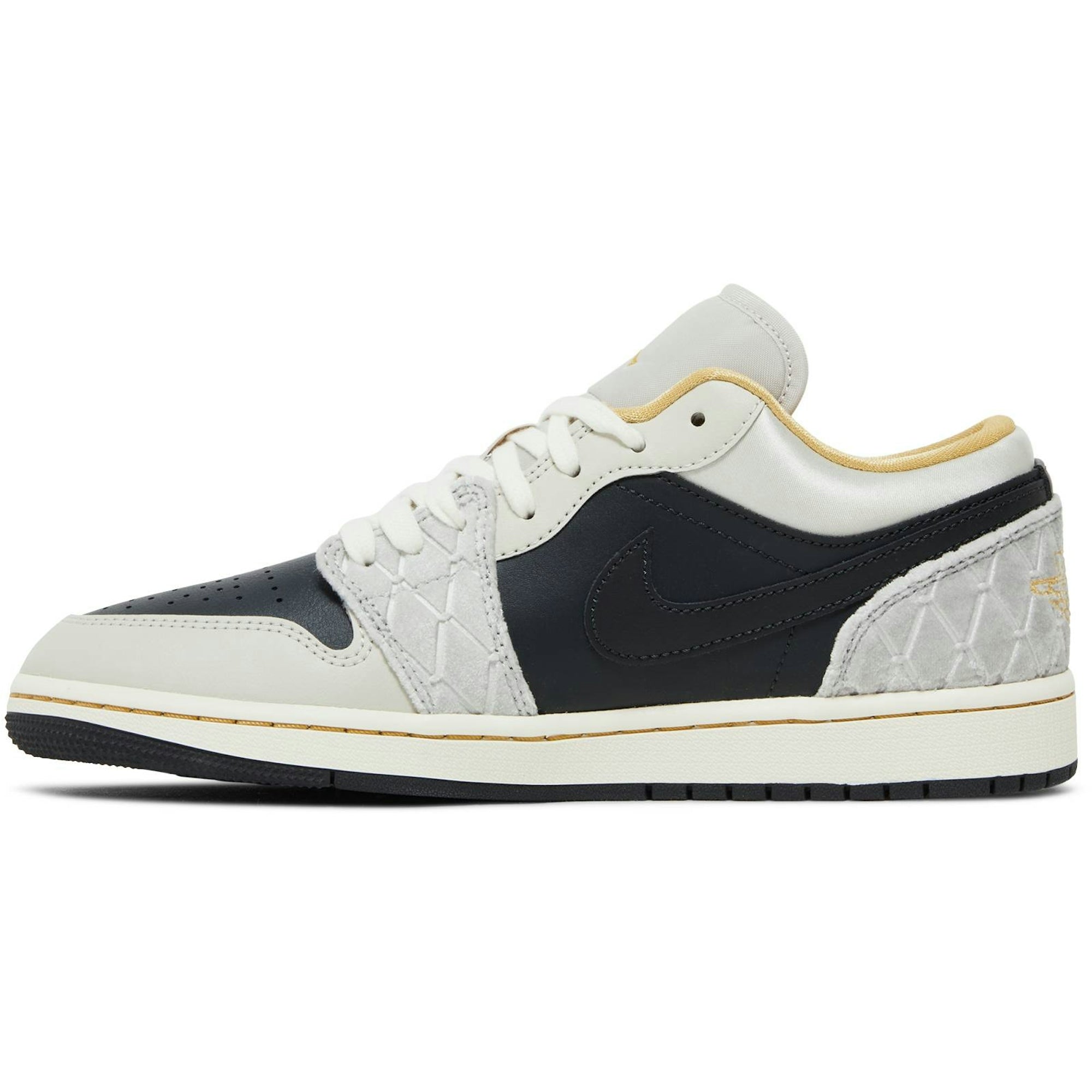 Air Jordan 1 Low ‘Beaded Swoosh’ DV1762-001 - Image 3