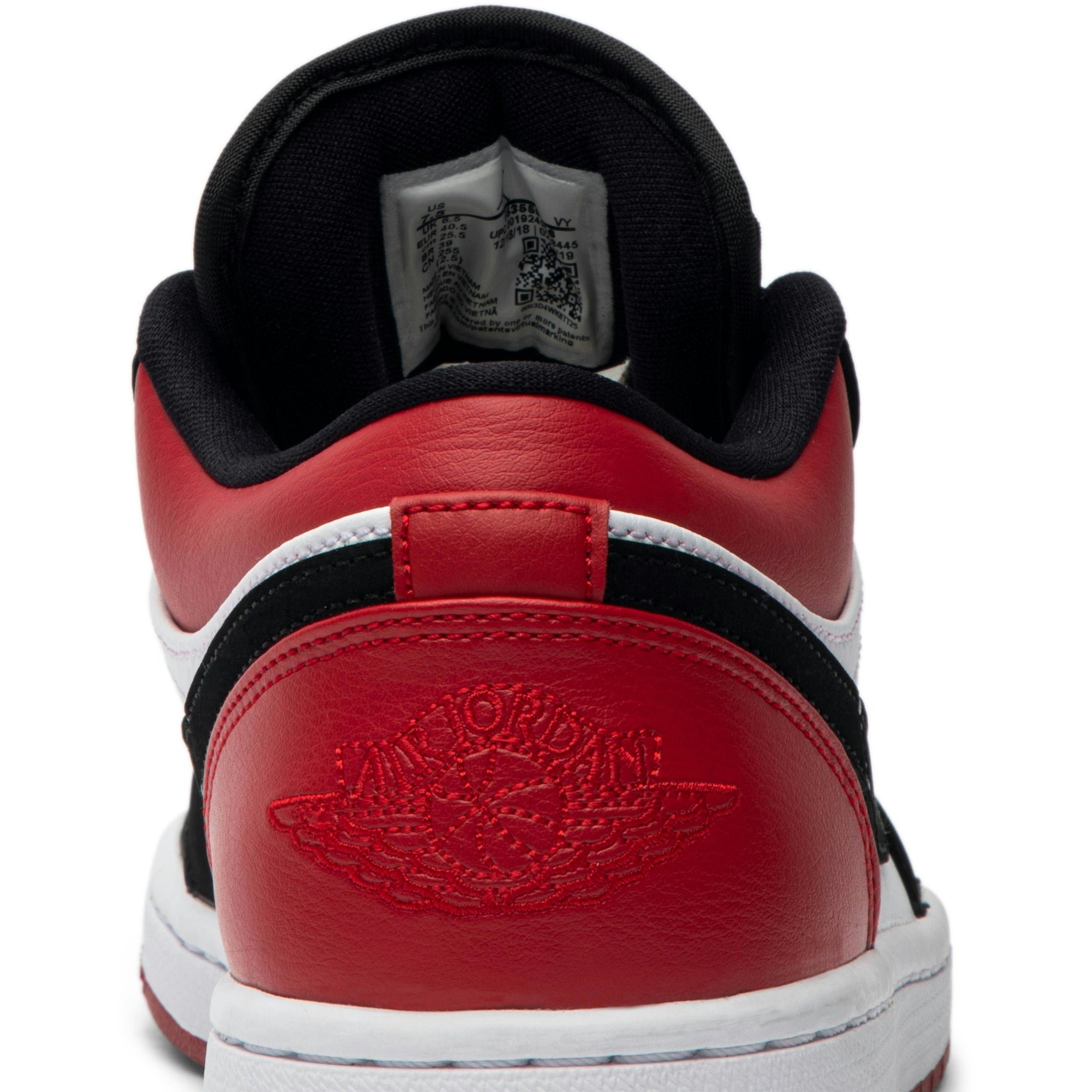 Air Jordan 1 Low ‘Black Toe’ 553558-116 - Image 7