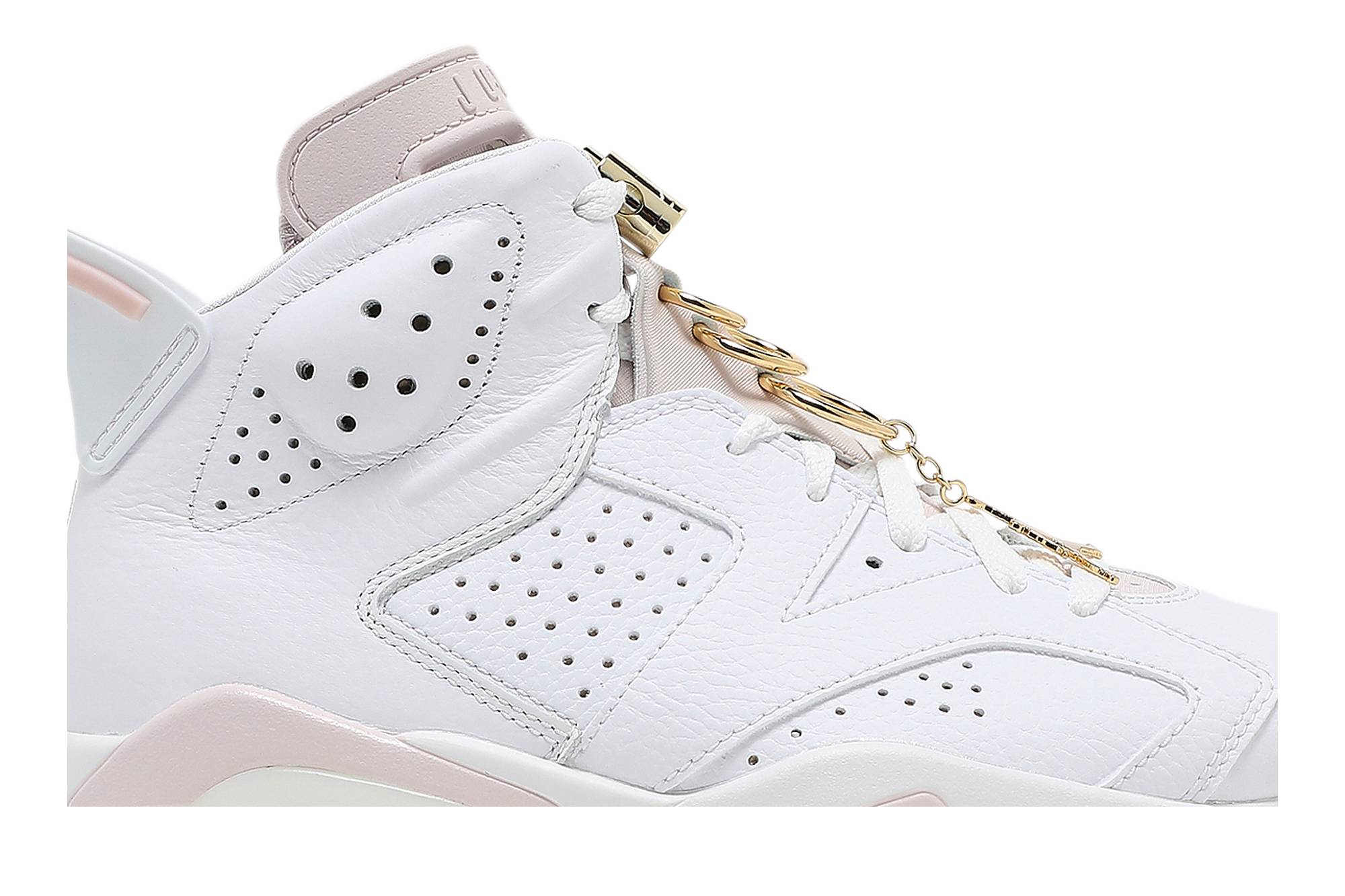 ( Women ) Air Jordan 6 Retro ‘Gold Hoops’ DH9696-100 - Image 9