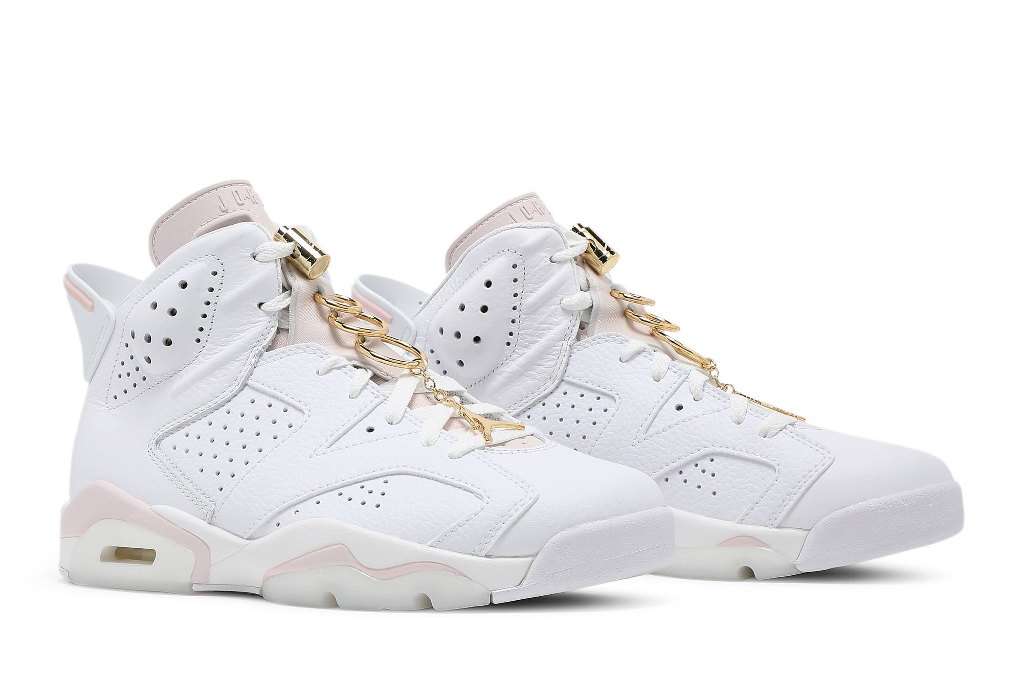 ( Women ) Air Jordan 6 Retro ‘Gold Hoops’ DH9696-100 - Image 15