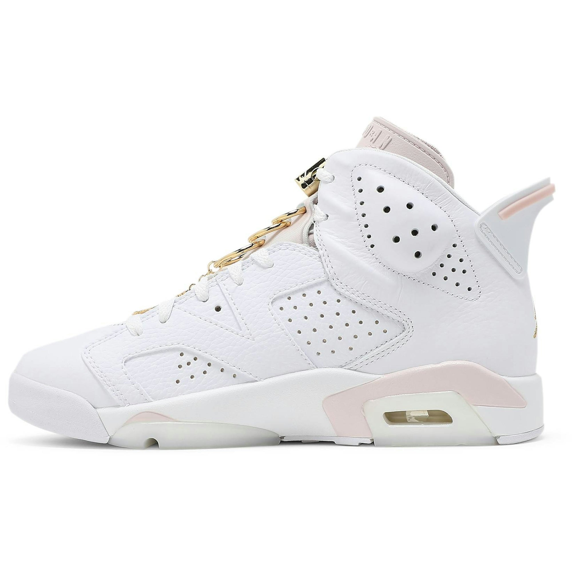 ( Women ) Air Jordan 6 Retro ‘Gold Hoops’ DH9696-100 - Image 3