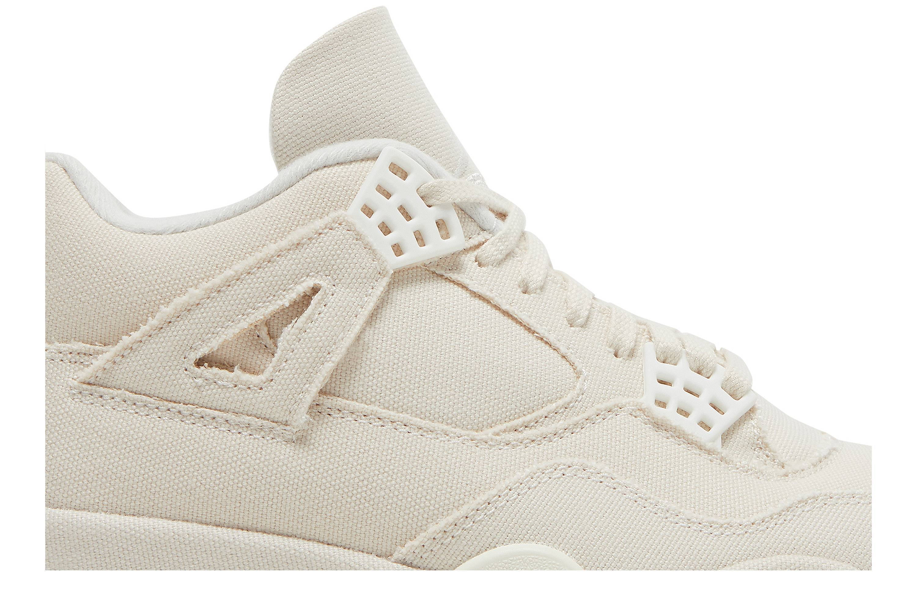 ( Women ) Air Jordan 4 ‘Canvas’ DQ4909-100 - Image 9