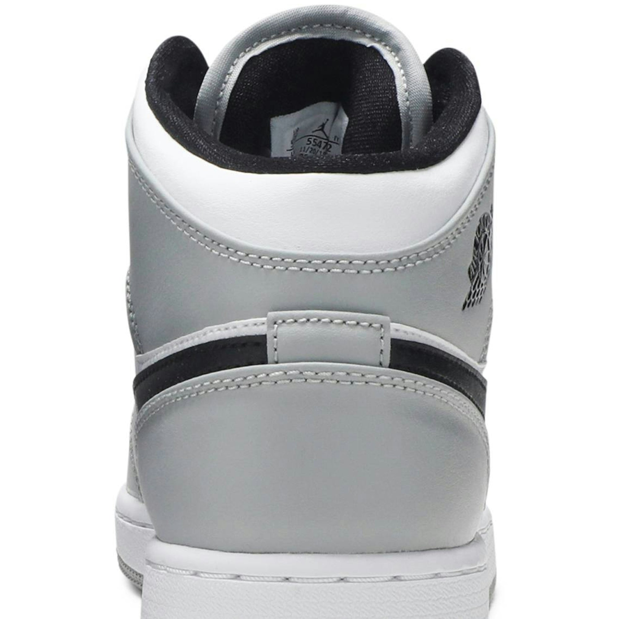 ( Grade School ) Air Jordan 1 Mid ‘Light Smoke Grey’ 554725-092 - Image 7