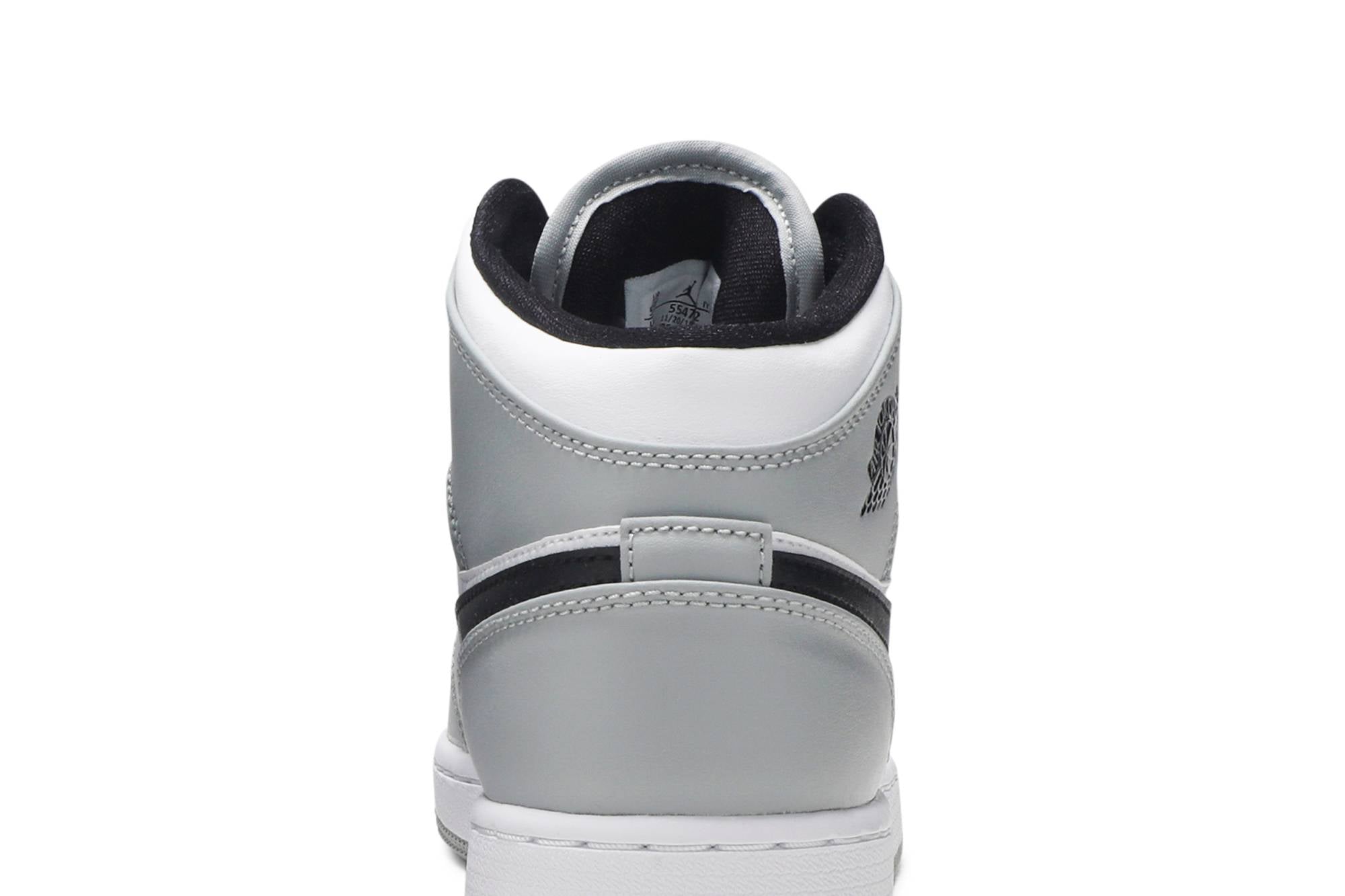 ( Grade School ) Air Jordan 1 Mid ‘Light Smoke Grey’ 554725-092 - Image 14