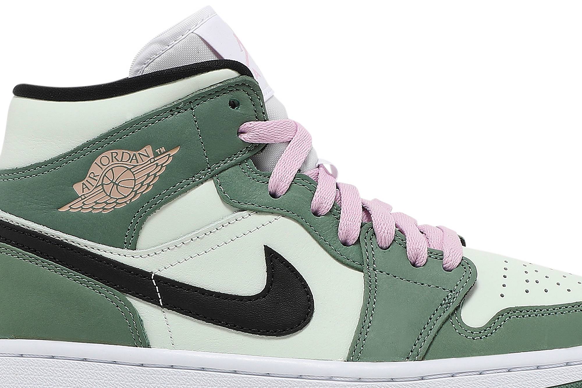 ( Women ) Air Jordan 1 Mid SE ‘Dutch Green’ CZ0774-300 - Image 9