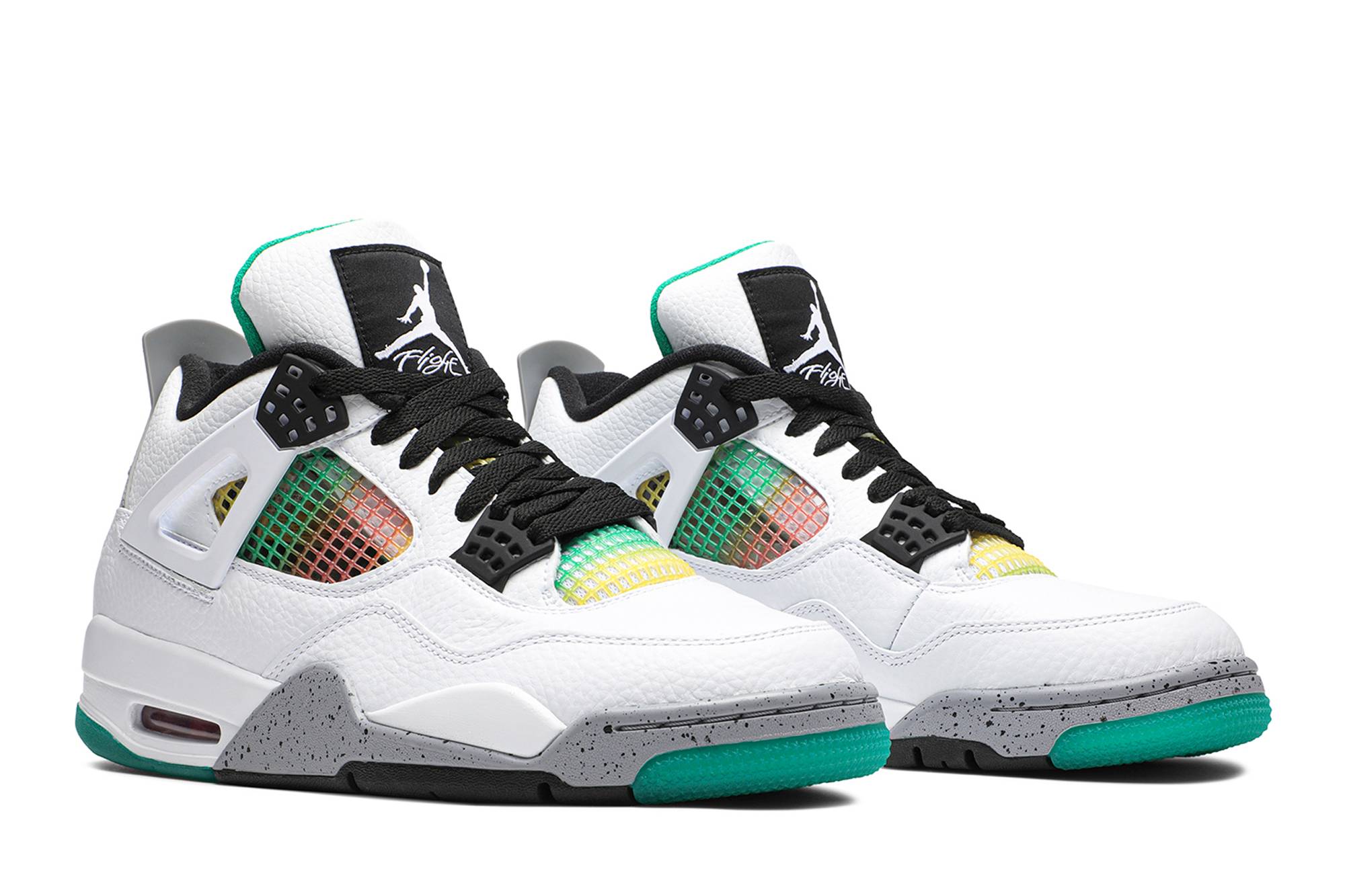 ( Women ) Air Jordan 4 Retro ‘Rasta’ AQ9129-100 - Image 15