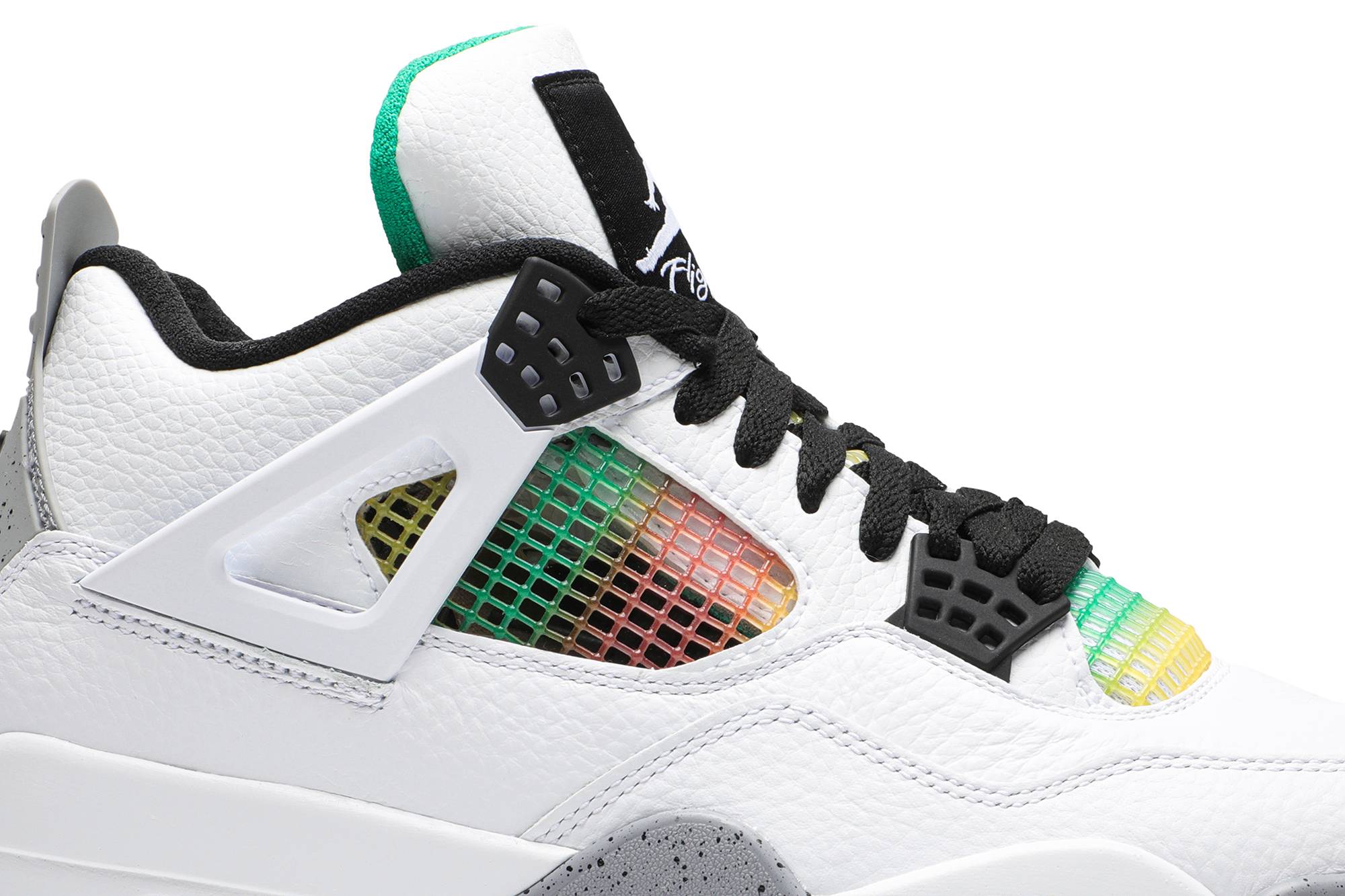 ( Women ) Air Jordan 4 Retro ‘Rasta’ AQ9129-100 - Image 9