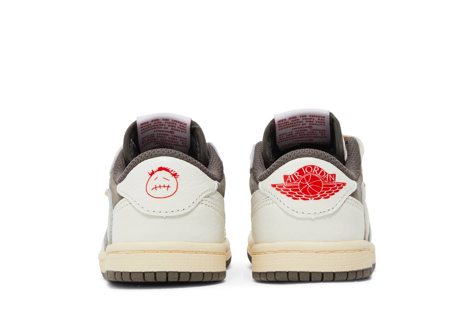 ( Preschool ) Travis Scott X Air Jordan 1 Low OG Reverse Mocha DO5442-162 - Image 6