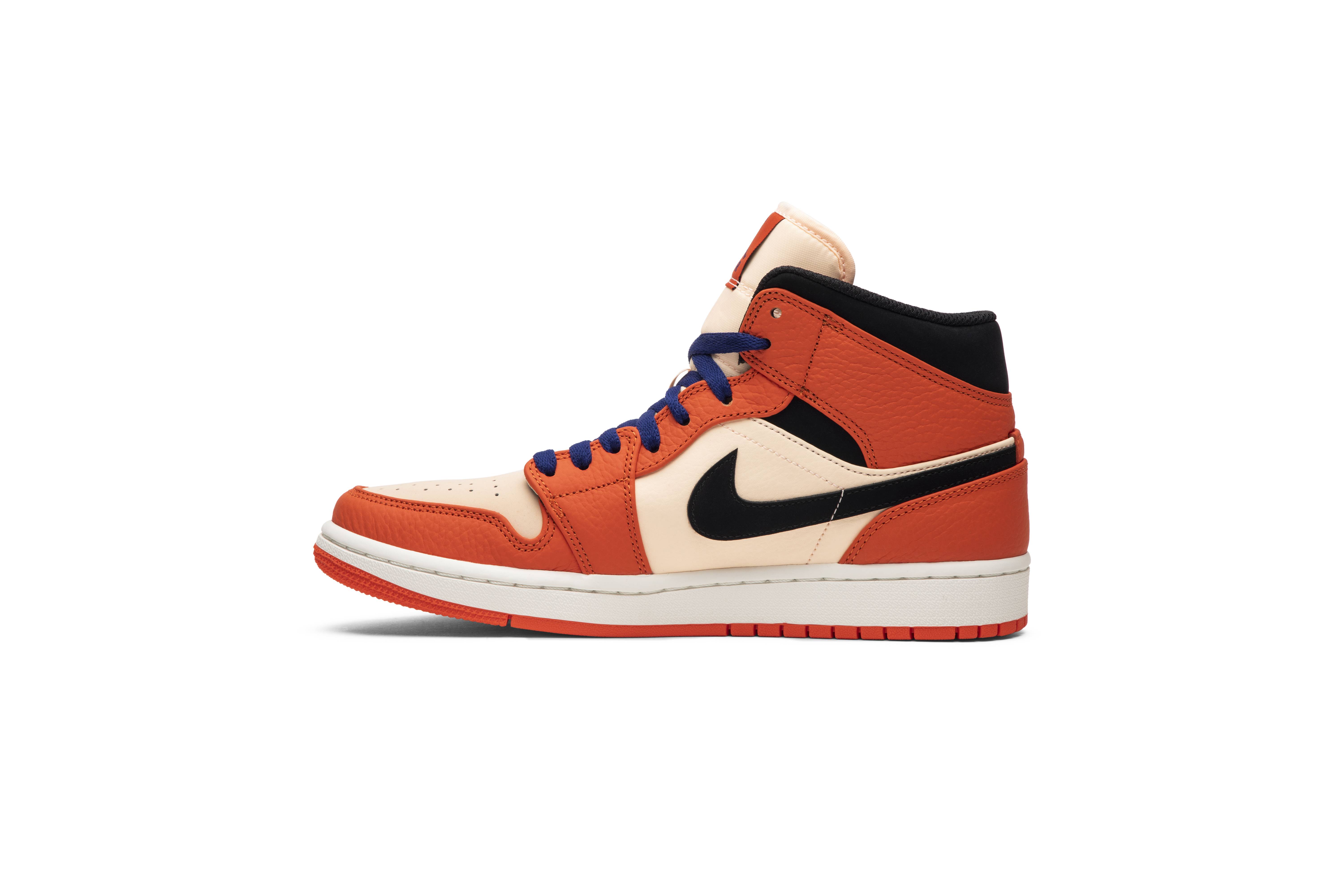 Air Jordan 1 Retro Mid SE Team Orange 852542-800 - Image 3