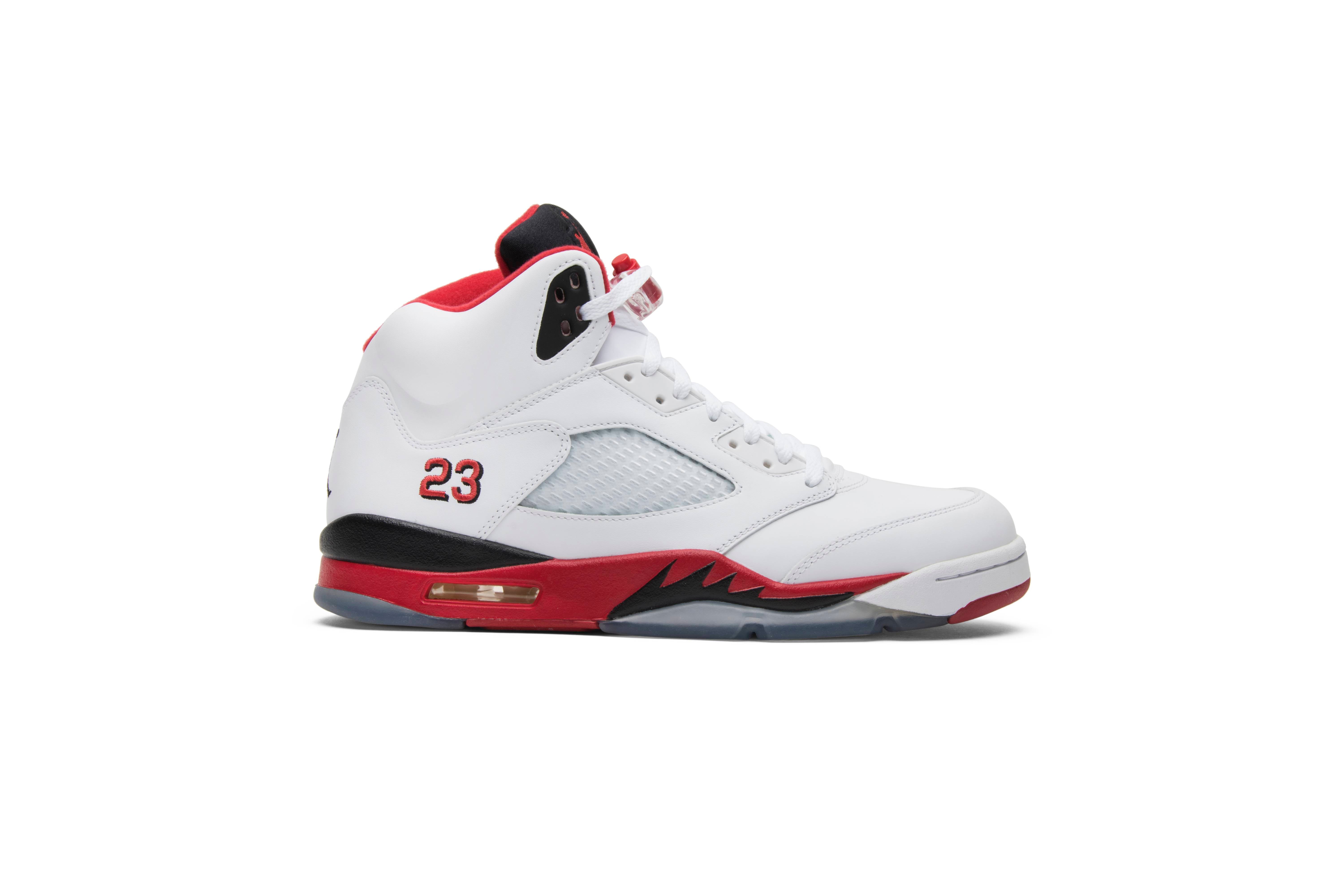 Air Jordan 5 Retro Black Tongue Fire Red 2013 136027-120