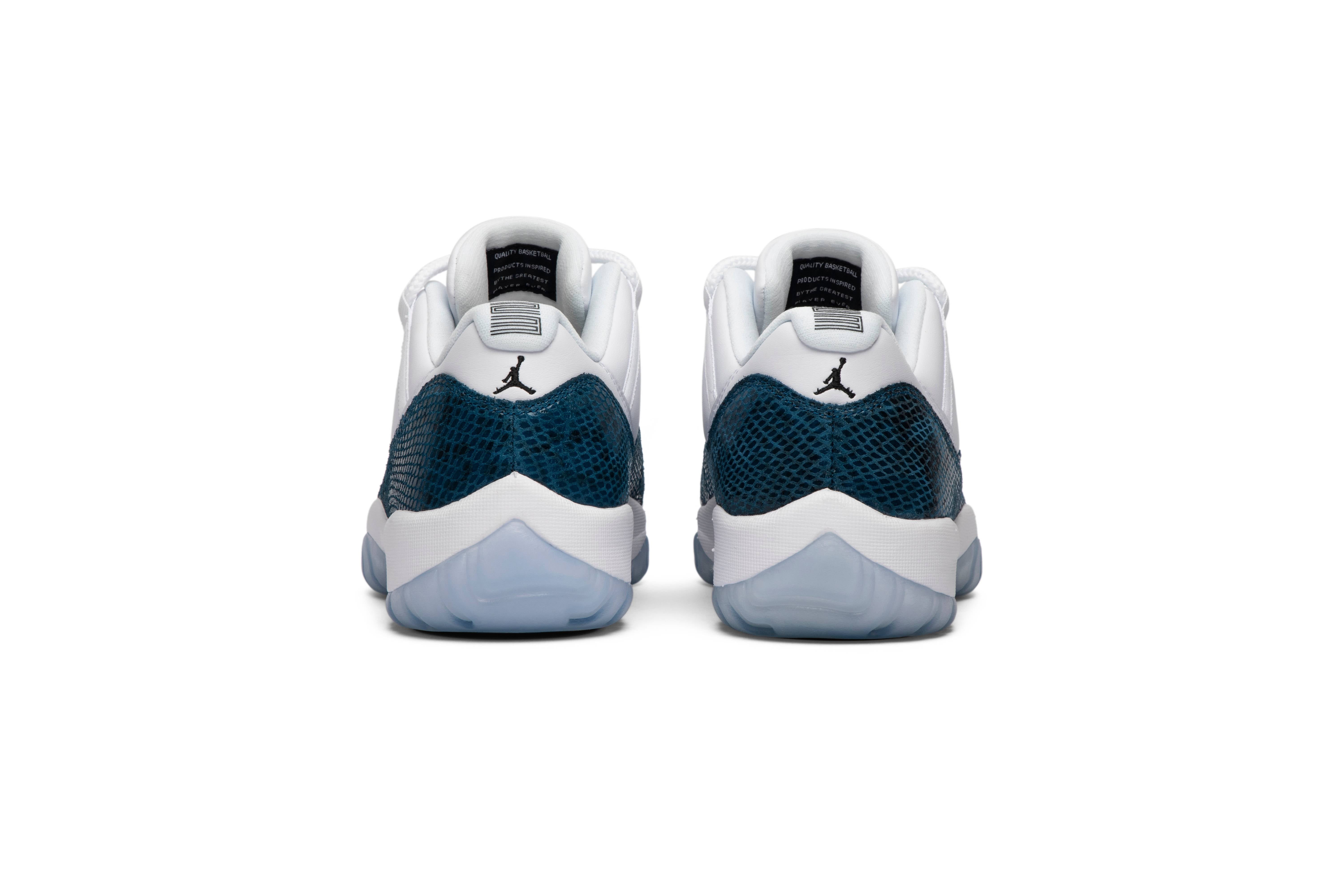 Air Jordan 11 Retro Low Navy Snakeskin 2019 CD6846-102 - Image 6