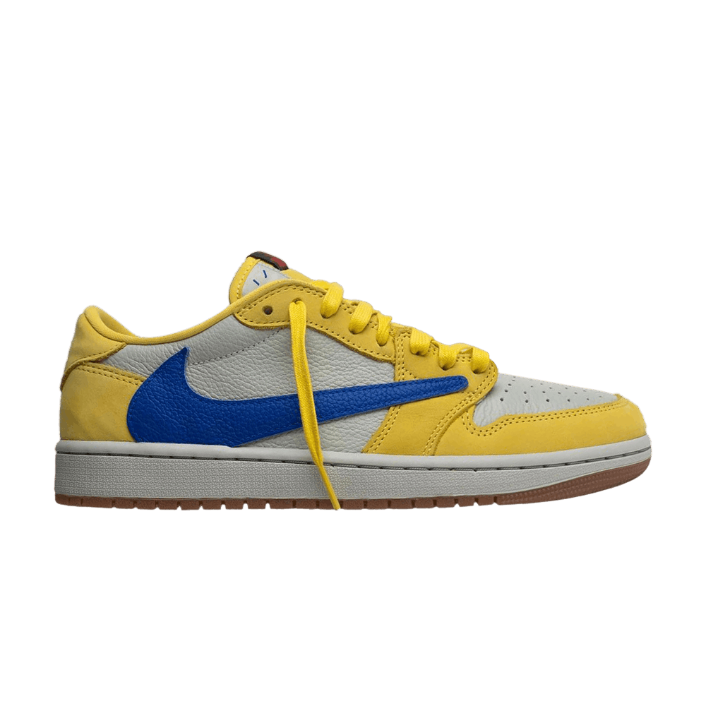 ( Women ) Travis Scott X Air Jordan 1 Retro Low OG SP Canary DZ4137-700