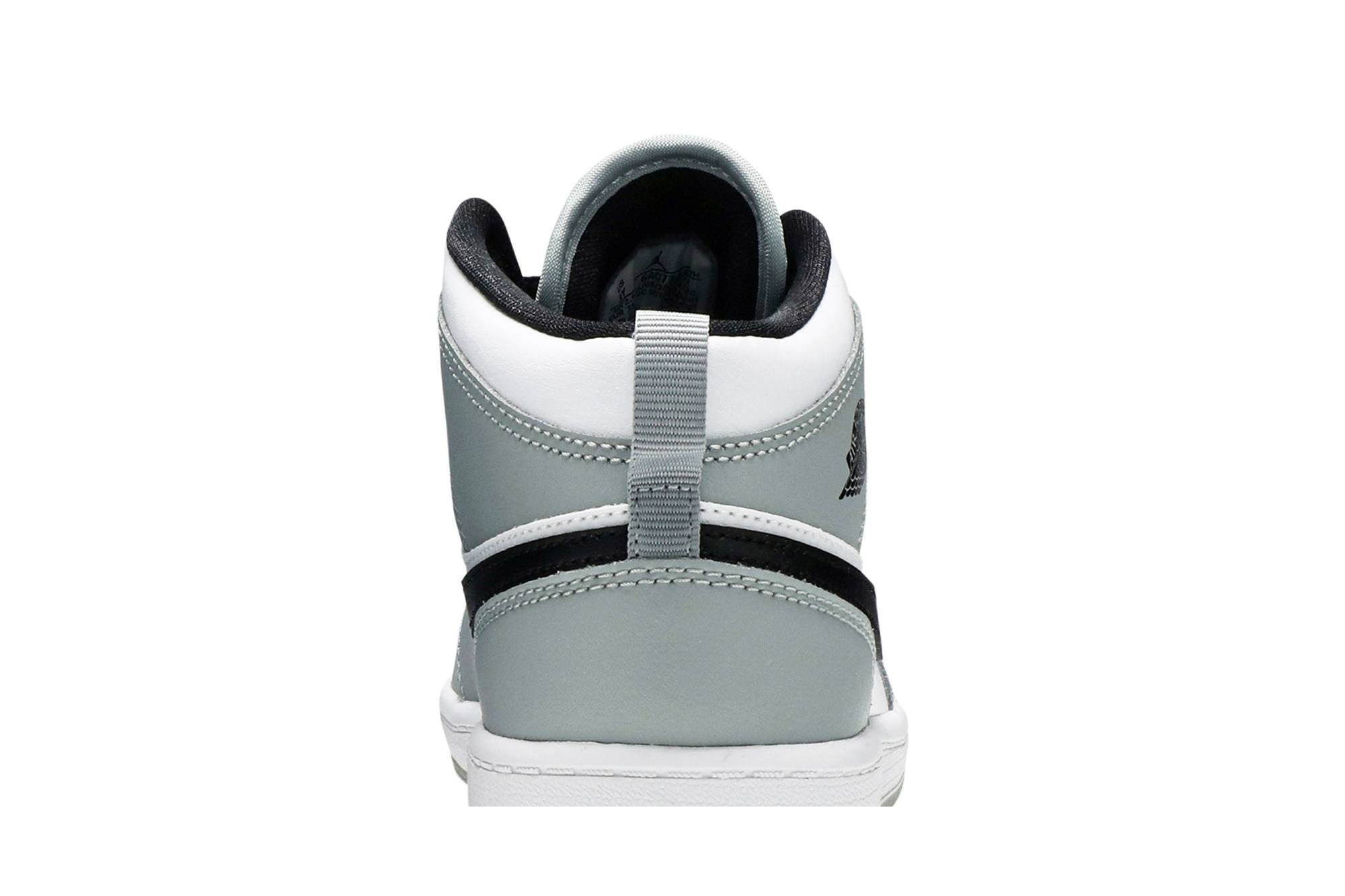 ( Preschool ) Air Jordan 1 Mid Light Smoke Grey 640734-092 - Image 7