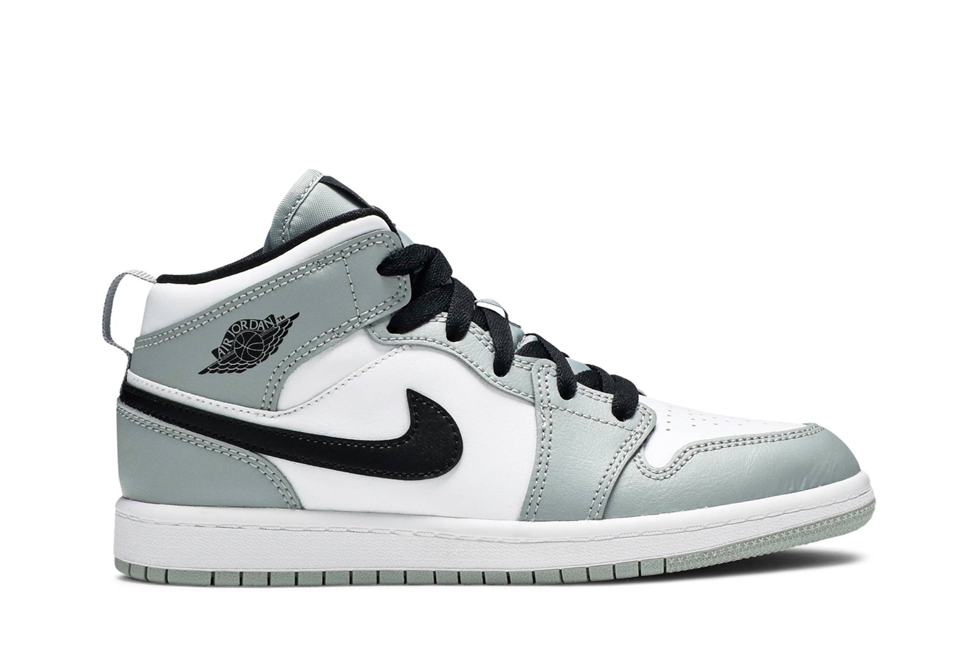 ( Preschool ) Air Jordan 1 Mid Light Smoke Grey 640734-092