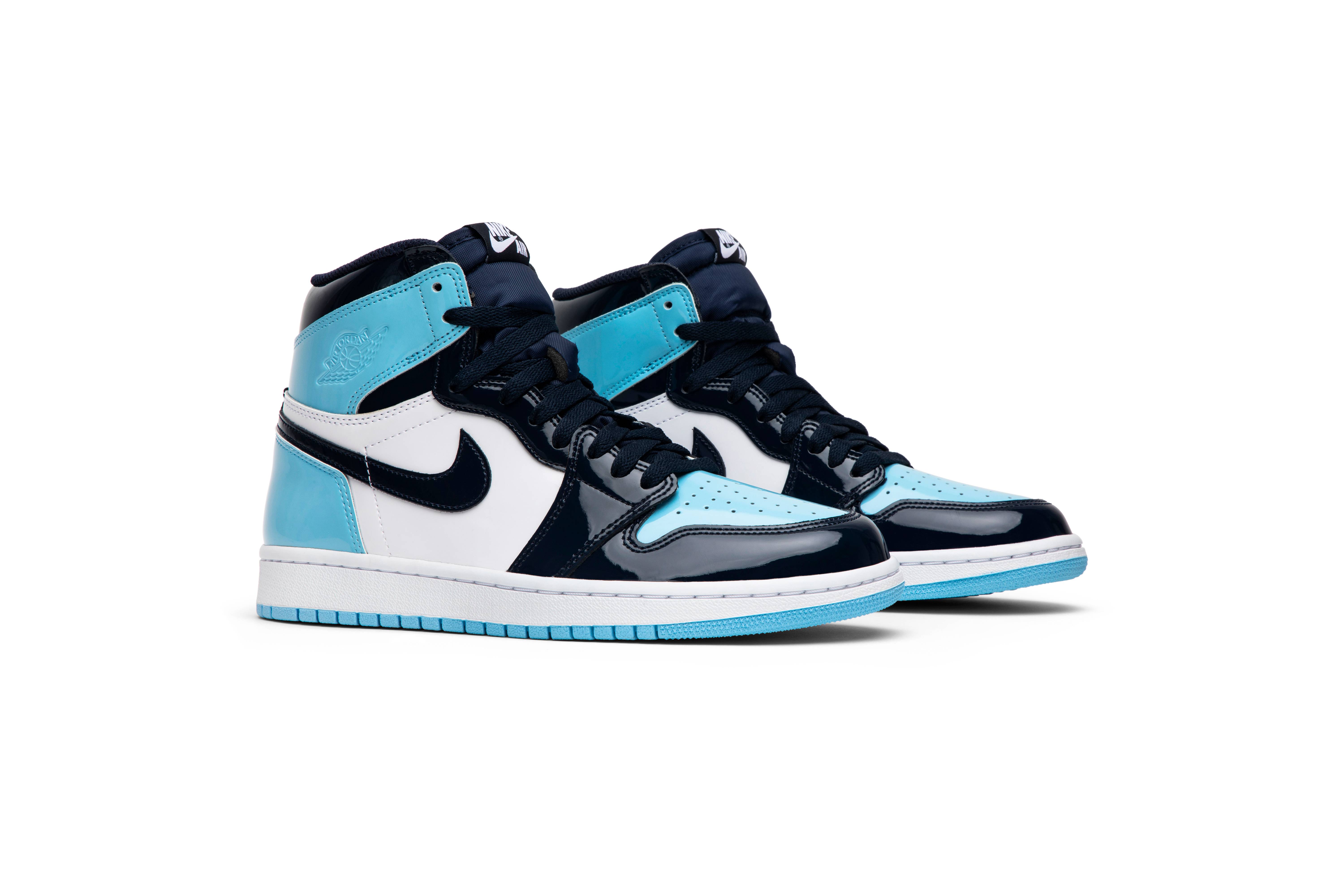 ( Women ) Air Jordan 1 Retro High OG Blue Chill CD0461-401 - Image 8