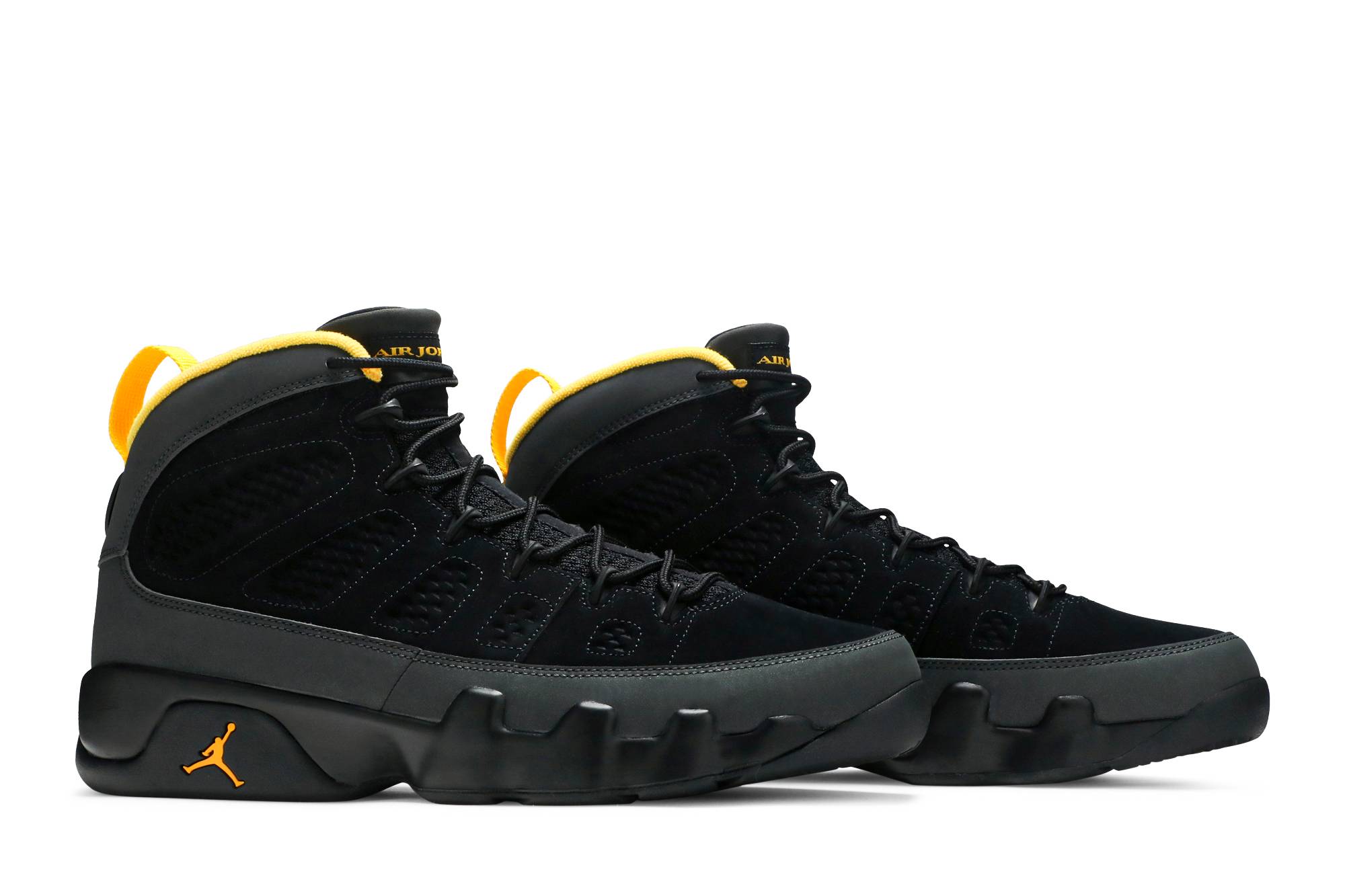 Air Jordan 9 Retro Dark Charcoal University Gold CT8019-070 - Image 8