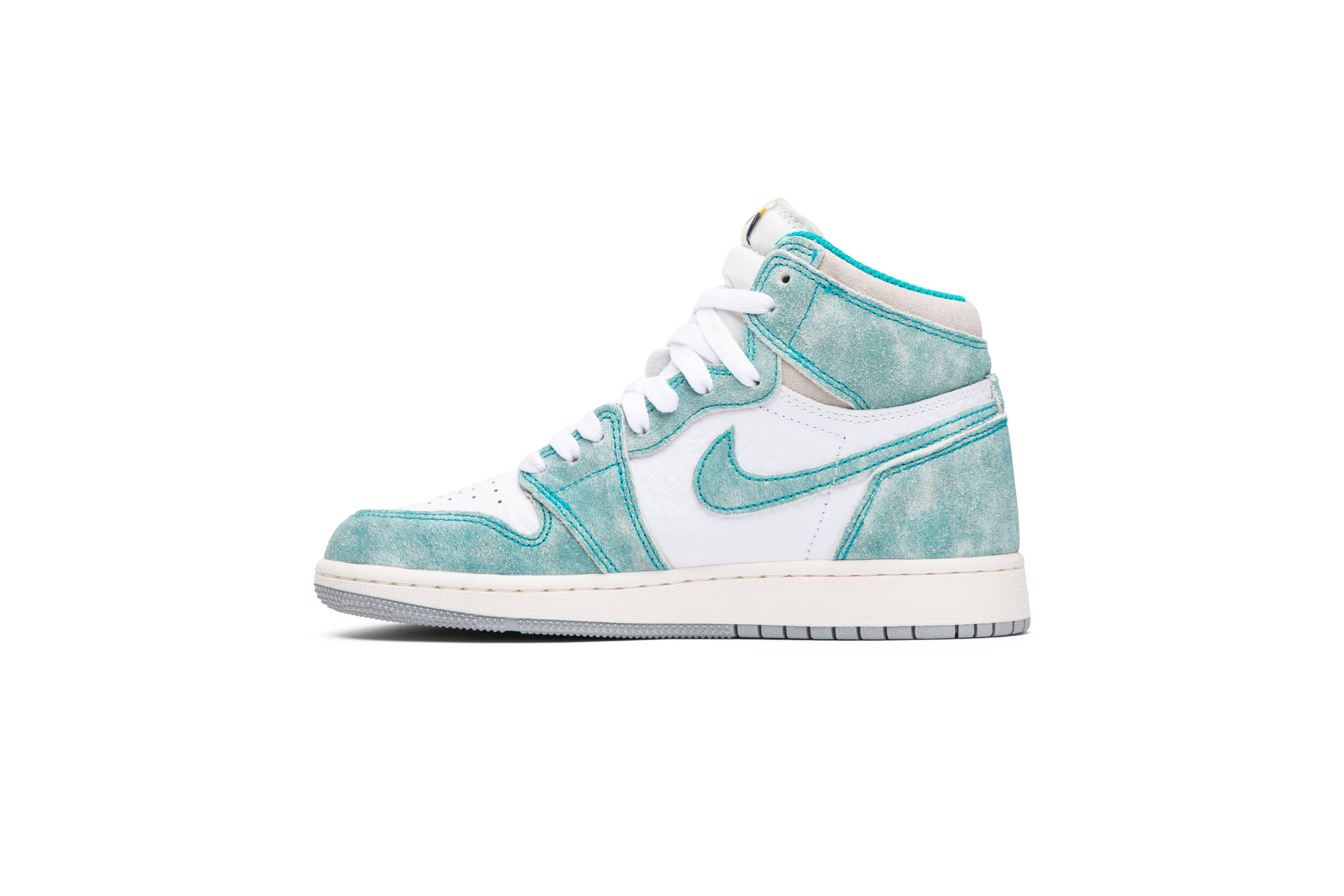 ( Grade School ) Air Jordan 1 Retro High OG Turbo Green 575441-311 - Image 3