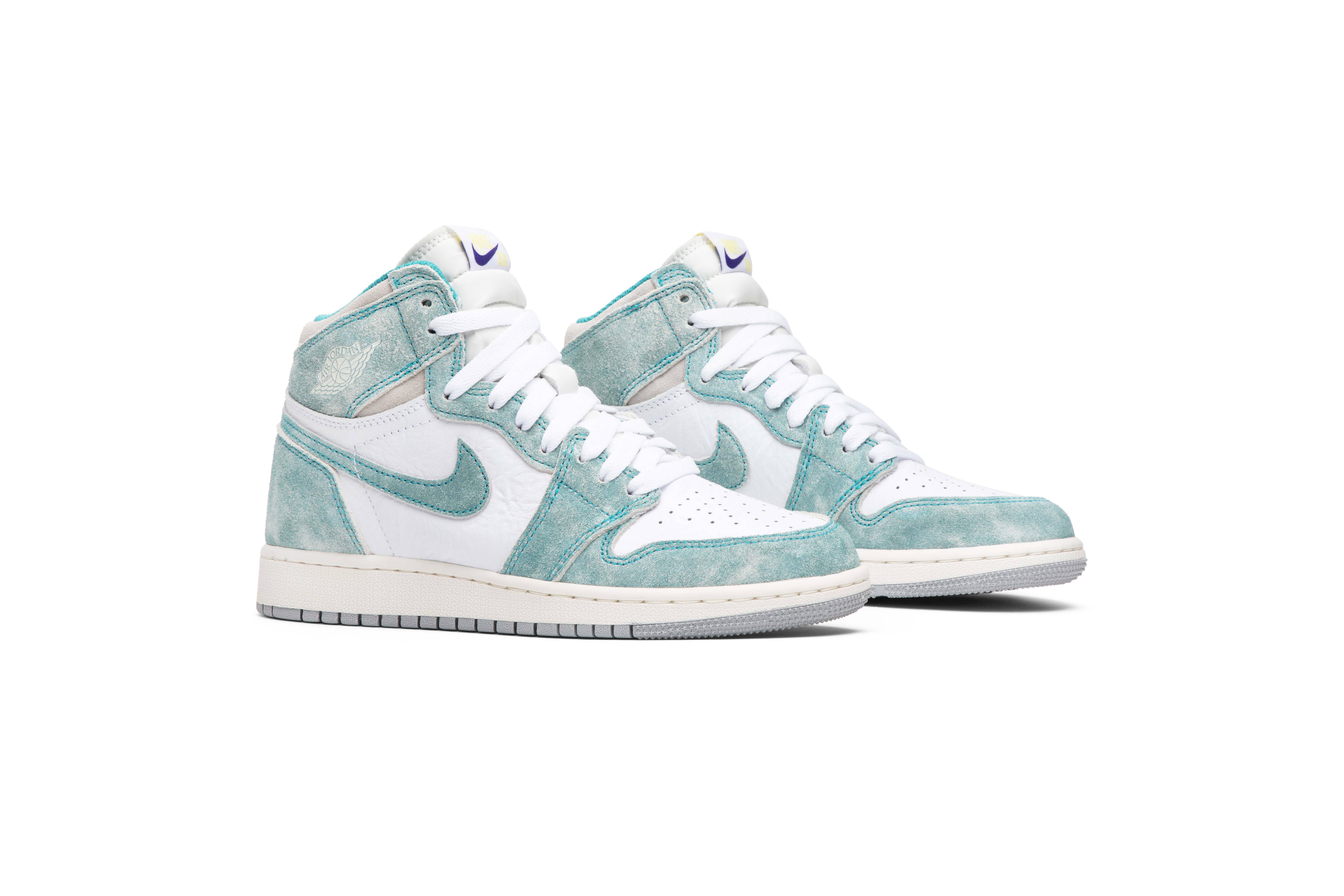 ( Grade School ) Air Jordan 1 Retro High OG Turbo Green 575441-311 - Image 8