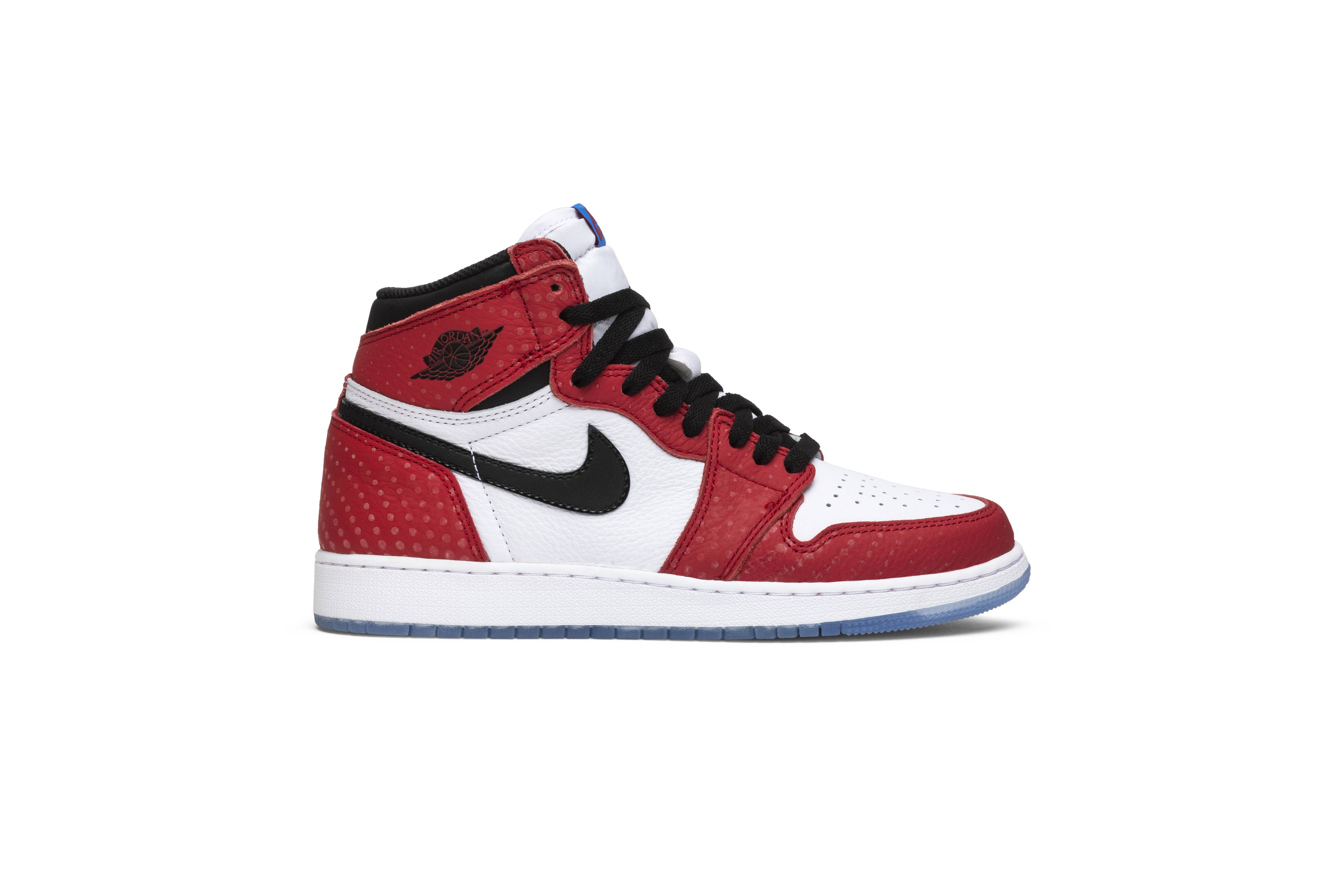 ( Grade School ) Air Jordan 1 Retro High Spider-Man Origin Story 575441-602