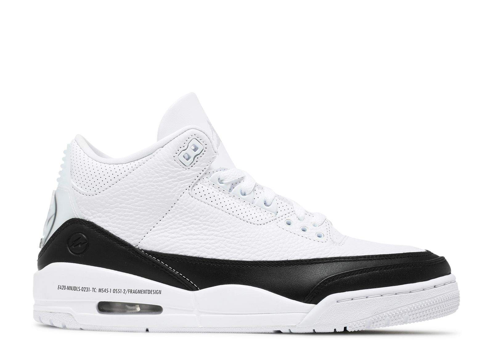 Fragment Design X Air Jordan 3 Retro SP ‘White’ Everlasting Sneaker