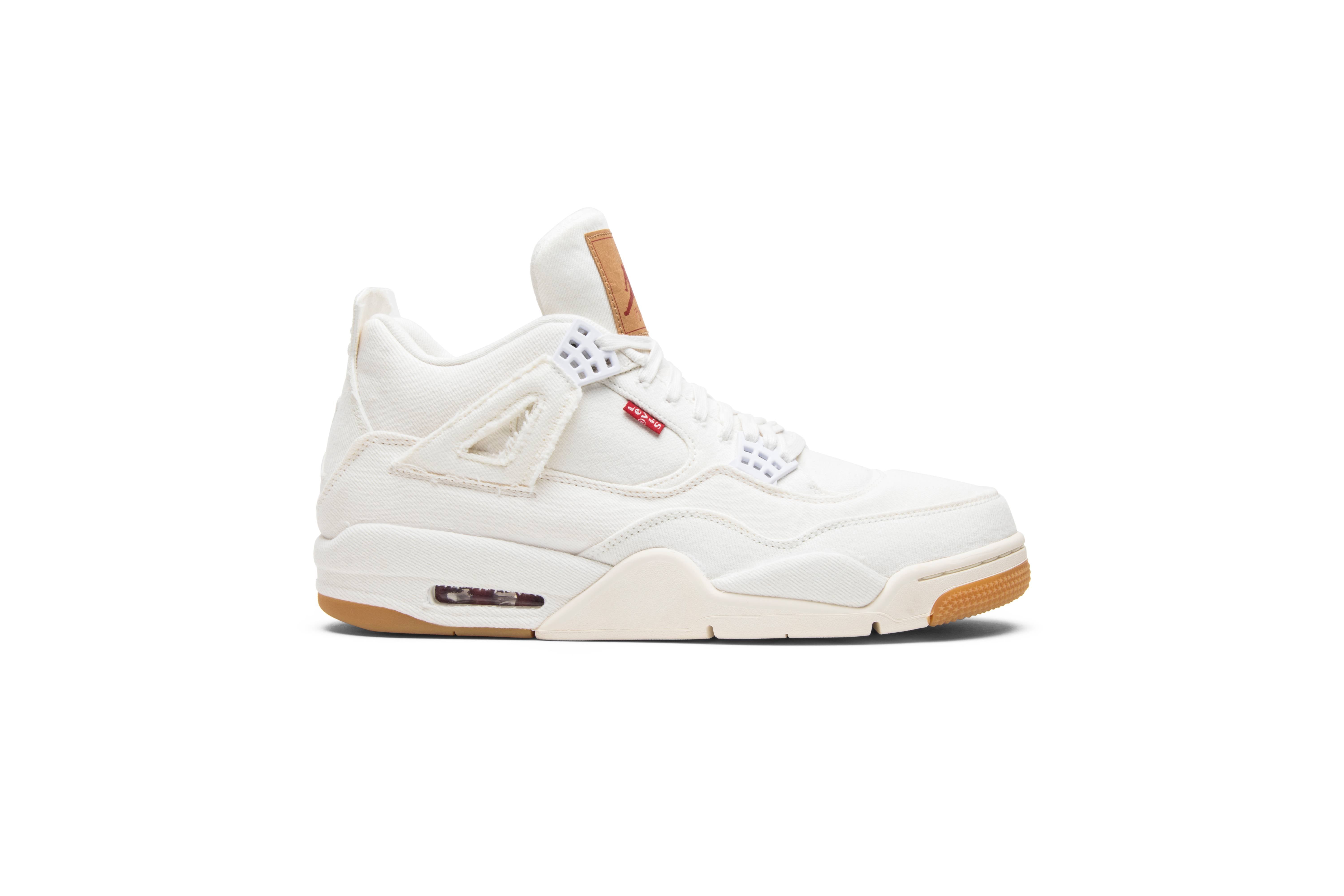 Levis X Air Jordan 4 Retro White Denim AO2571-100