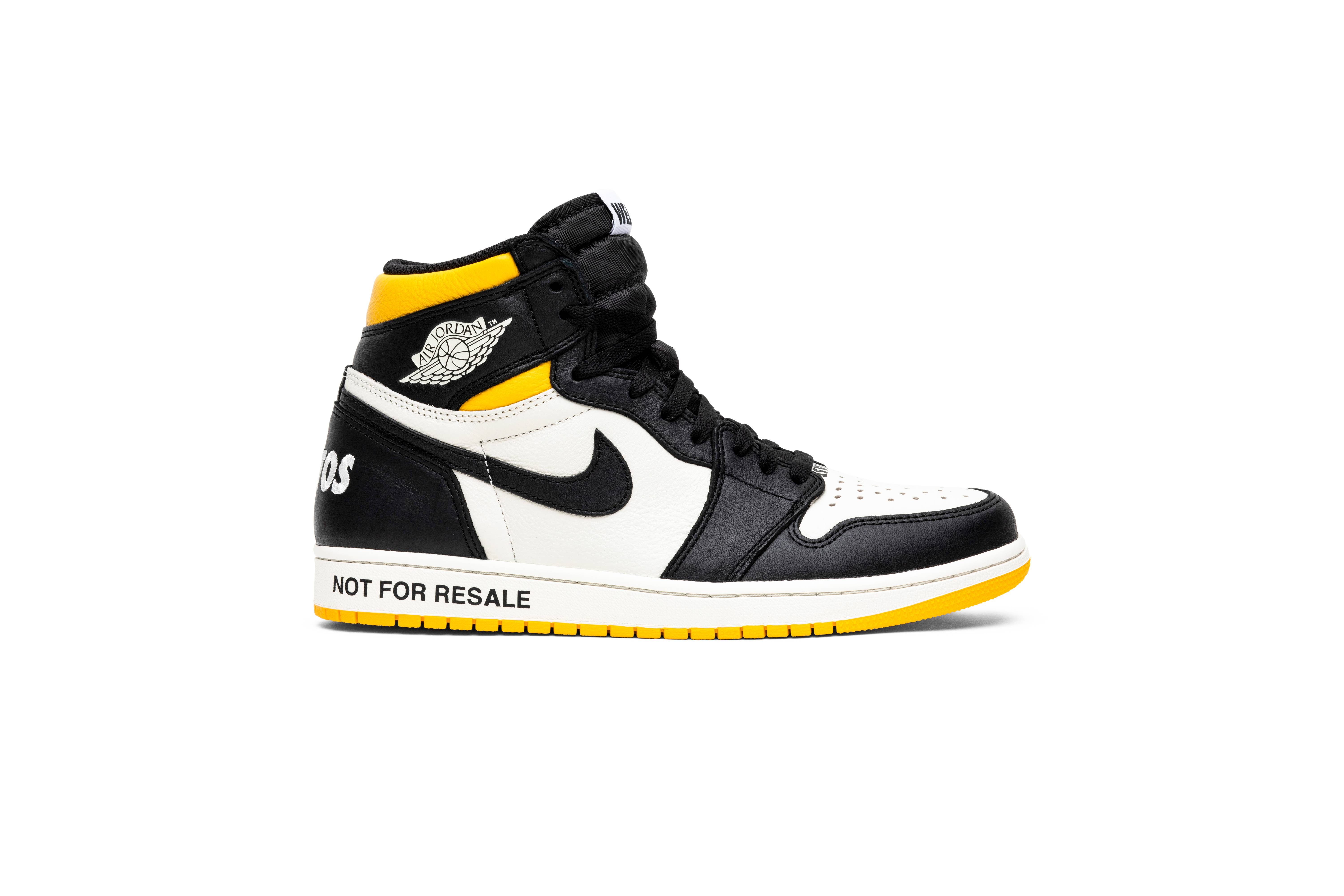 Air Jordan 1 Retro High OG Not For Resale Varsity Maize 861428-107