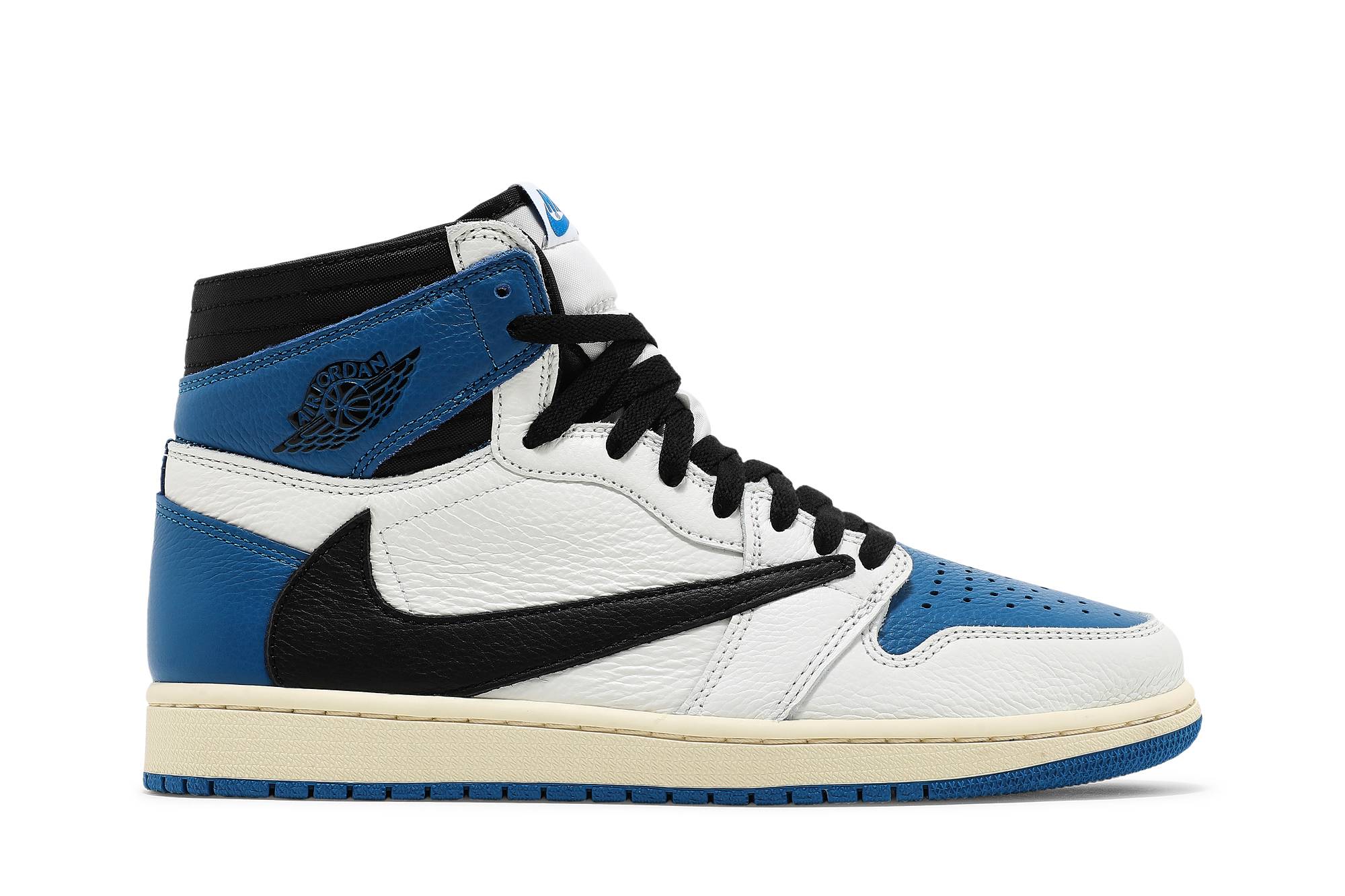 Fragment Design X Travis Scott X Air Jordan 1 Retro High Military Blue DH3227-105
