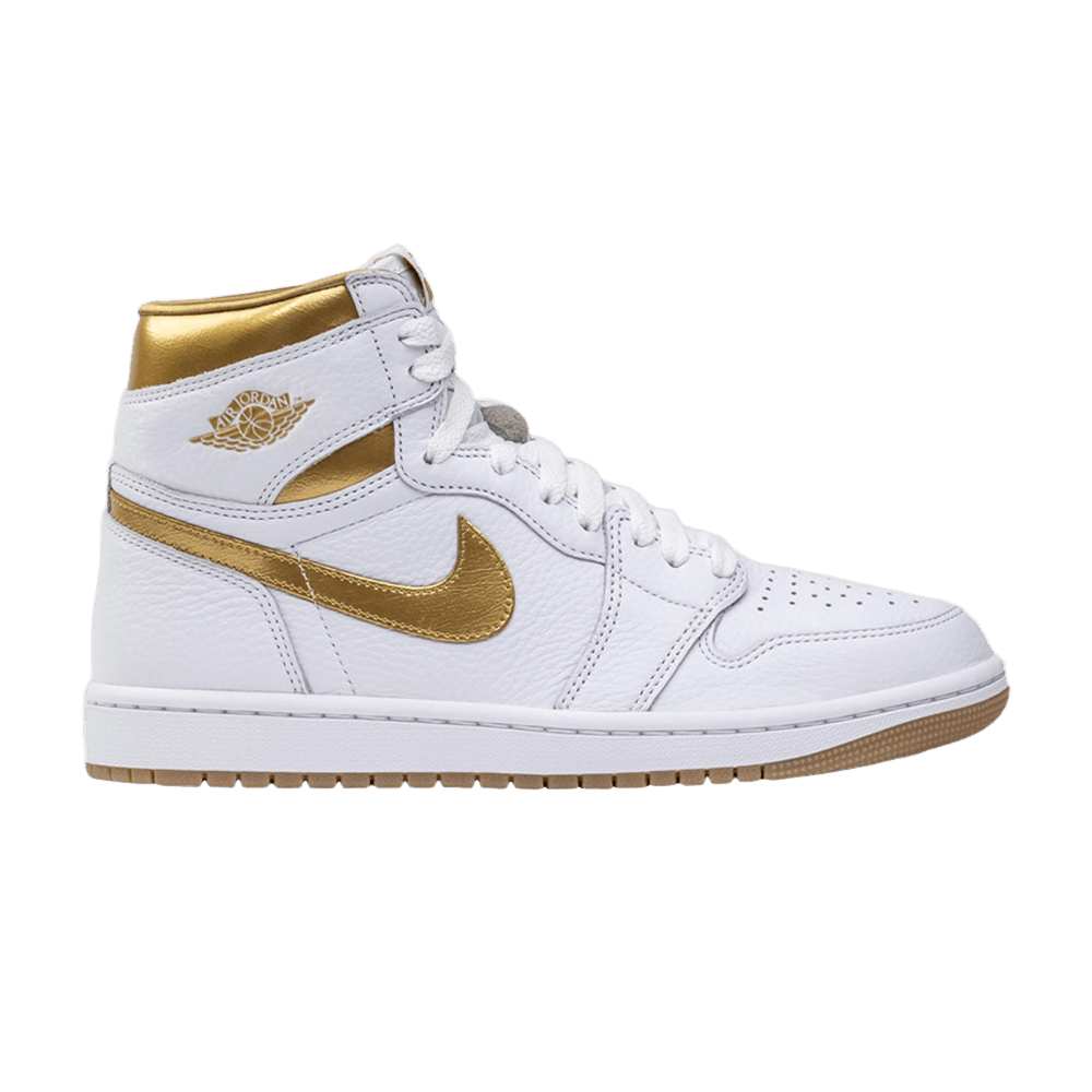 ( Women ) Air Jordan 1 Retro High OG Metallic Gold ( ‘s ) FD2596-107