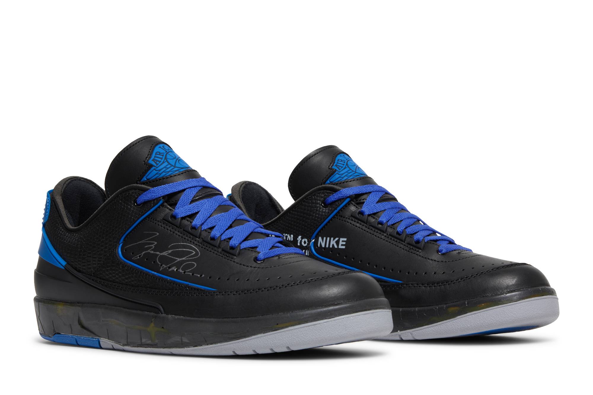 Off-White X Air Jordan 2 Retro Low SP ‘Black Royal’ DJ4375-004 - Image 8