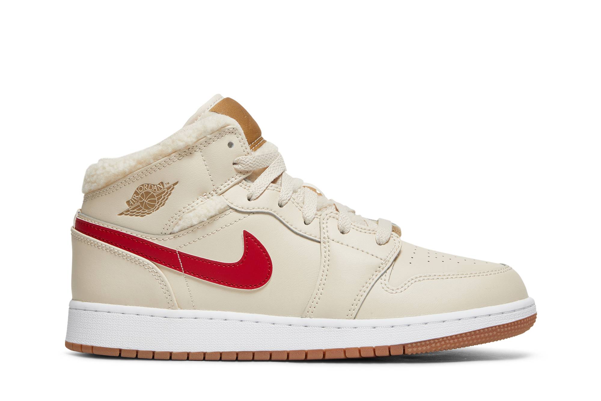( Grade School ) Air Jordan 1 Mid Utility ‘Fleece’ DO2207-264