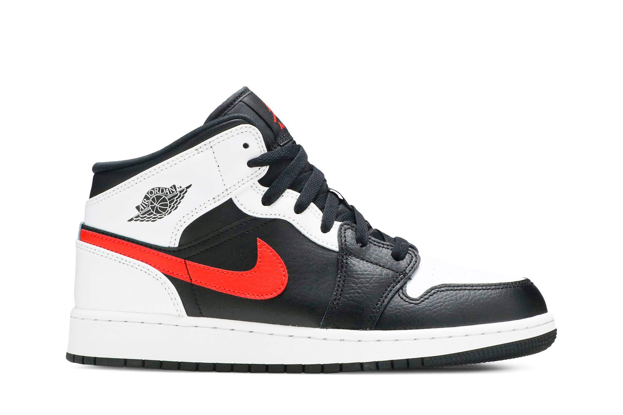 ( Grade School ) Air Jordan 1 Mid ‘Chile Red’ 554725-075