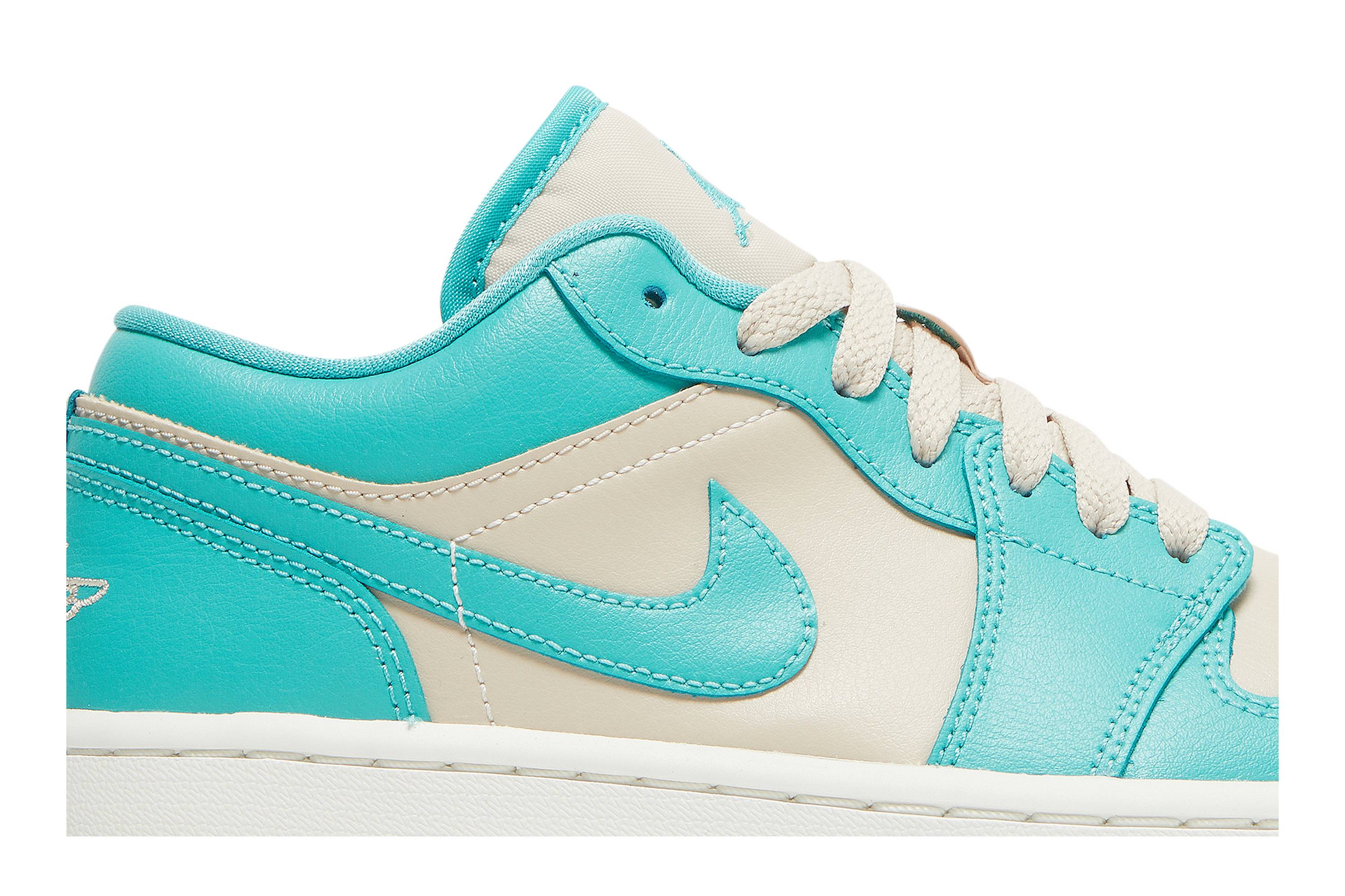 ( Women ) Air Jordan 1 Low ‘Tropical Teal’ DC0774-131 - Image 9