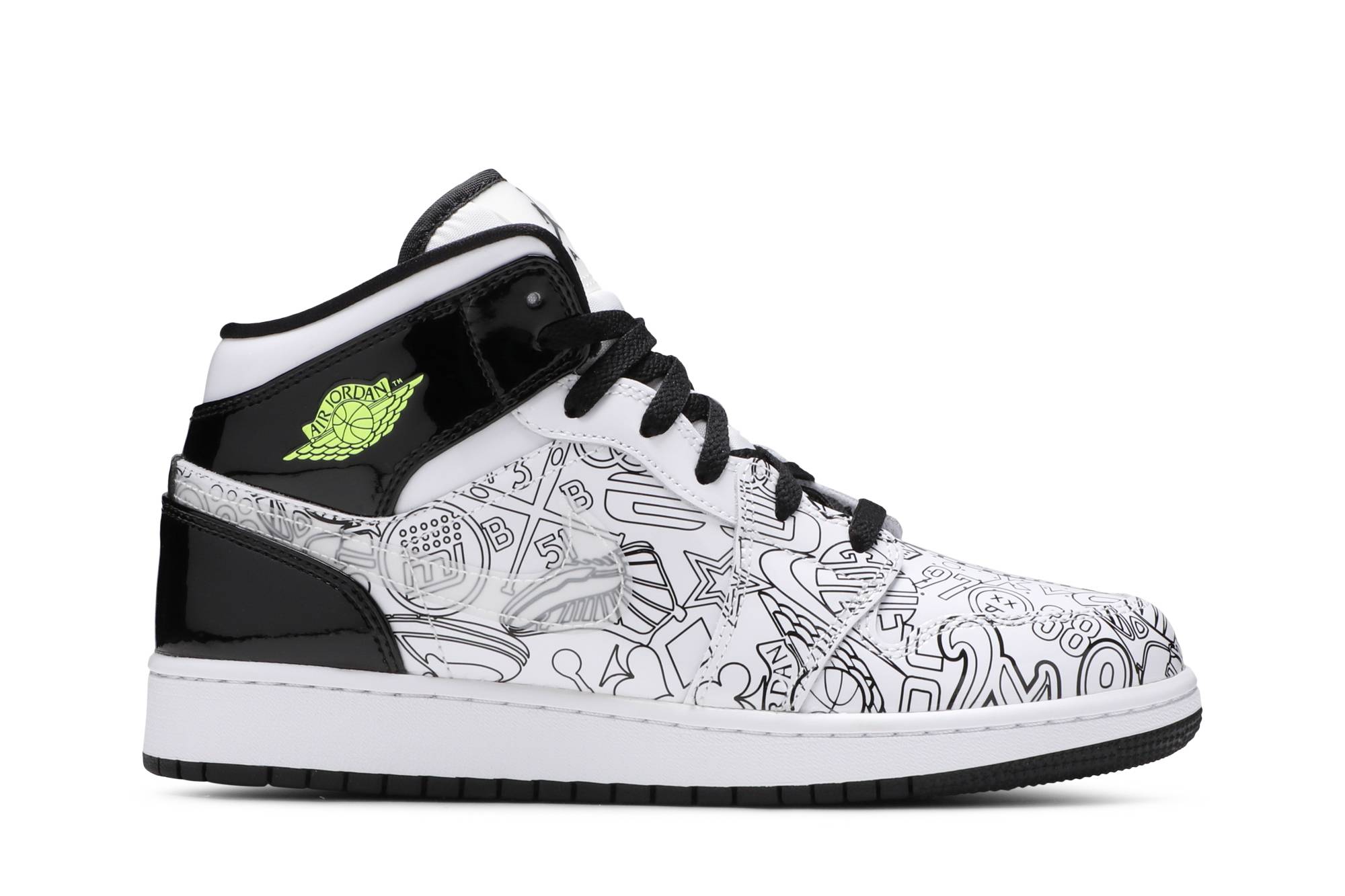 ( Grade School ) Air Jordan 1 Mid ‘DIY’ DC4099-100