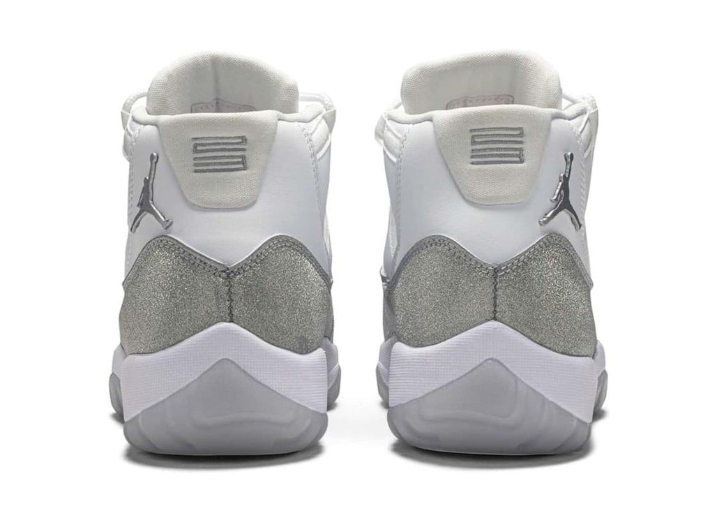 Air Jordan 11 Retro White Metallic Silver Womens - Image 3